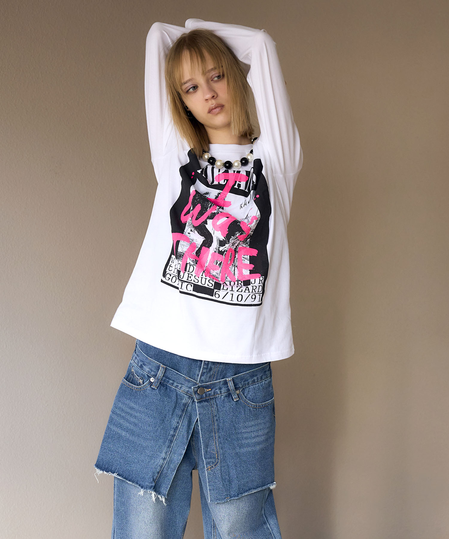 【BLACK SCORE】I WAS THERE NIRVANA UNISEX ロングTシャツ