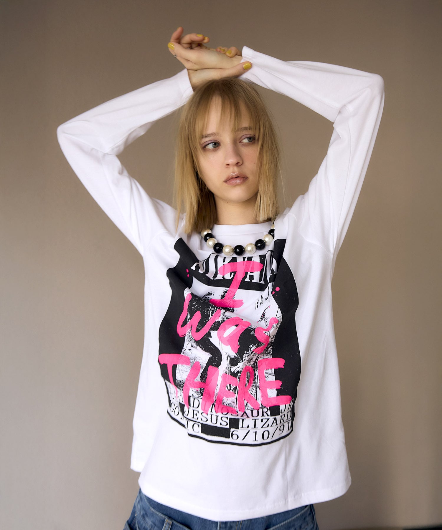 【BLACK SCORE】I WAS THERE NIRVANA UNISEX ロングTシャツ