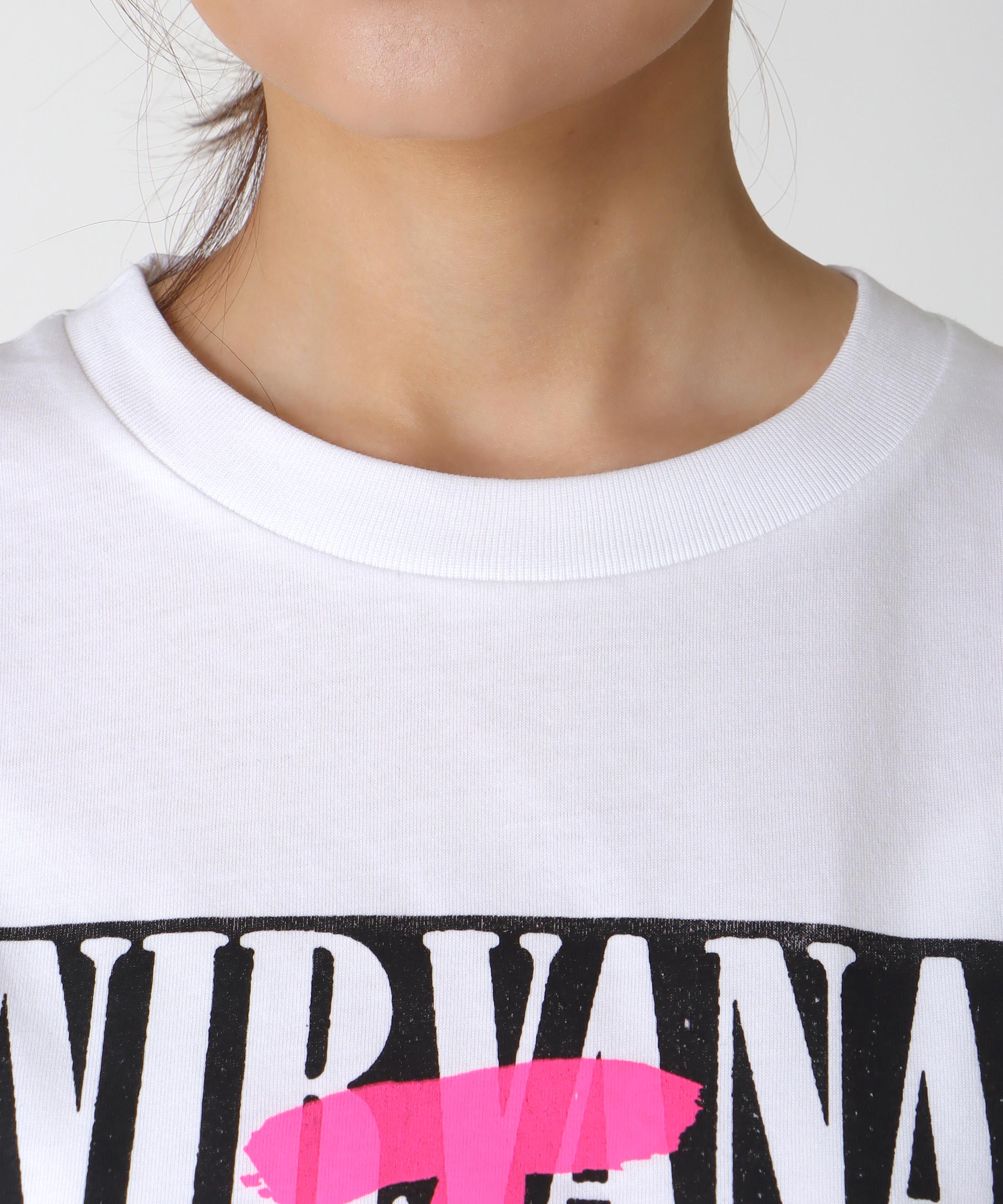 【BLACK SCORE】I WAS THERE NIRVANA UNISEX ロングTシャツ