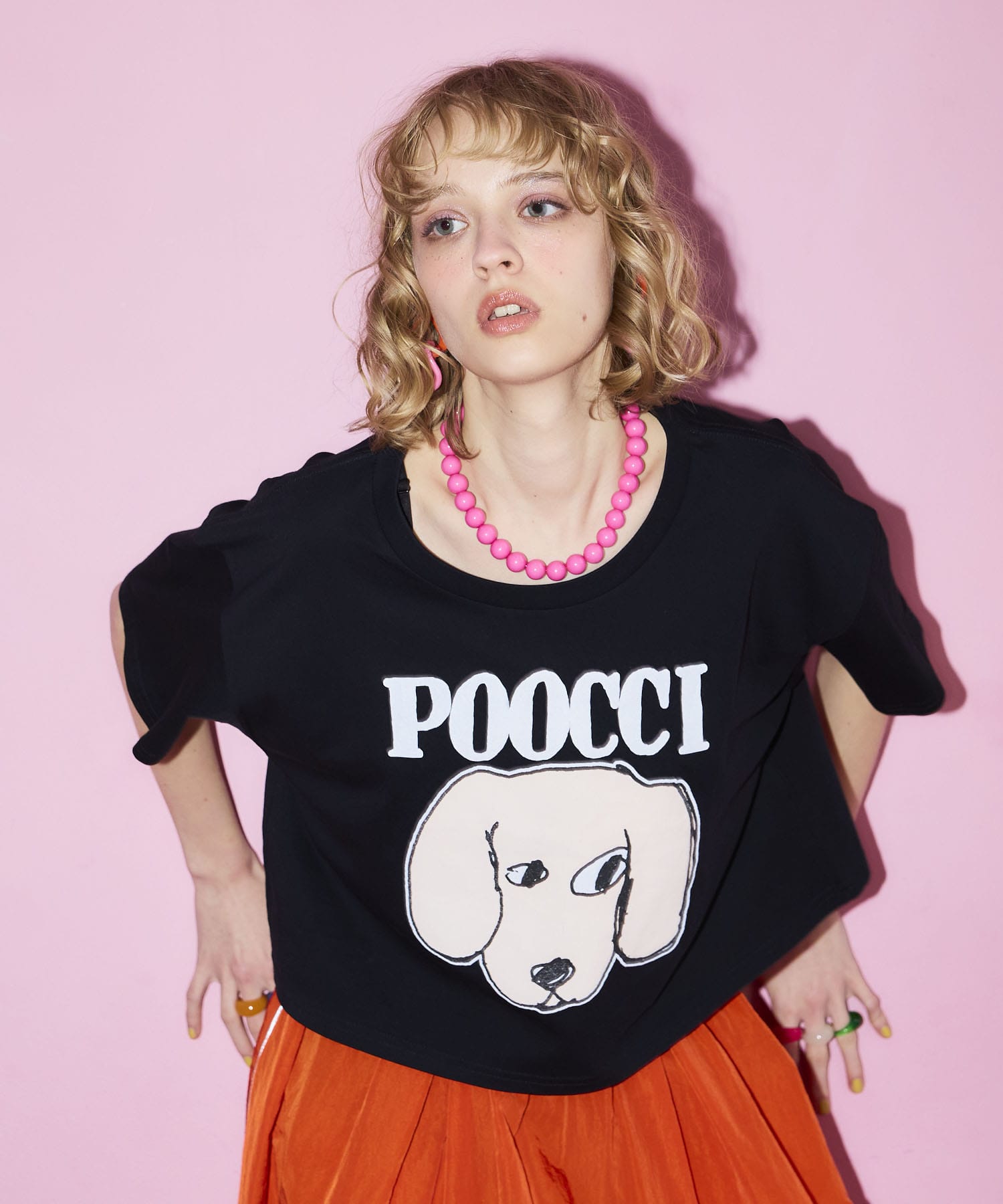 【BLACK SCORE】POCCI クロップドTシャツ
