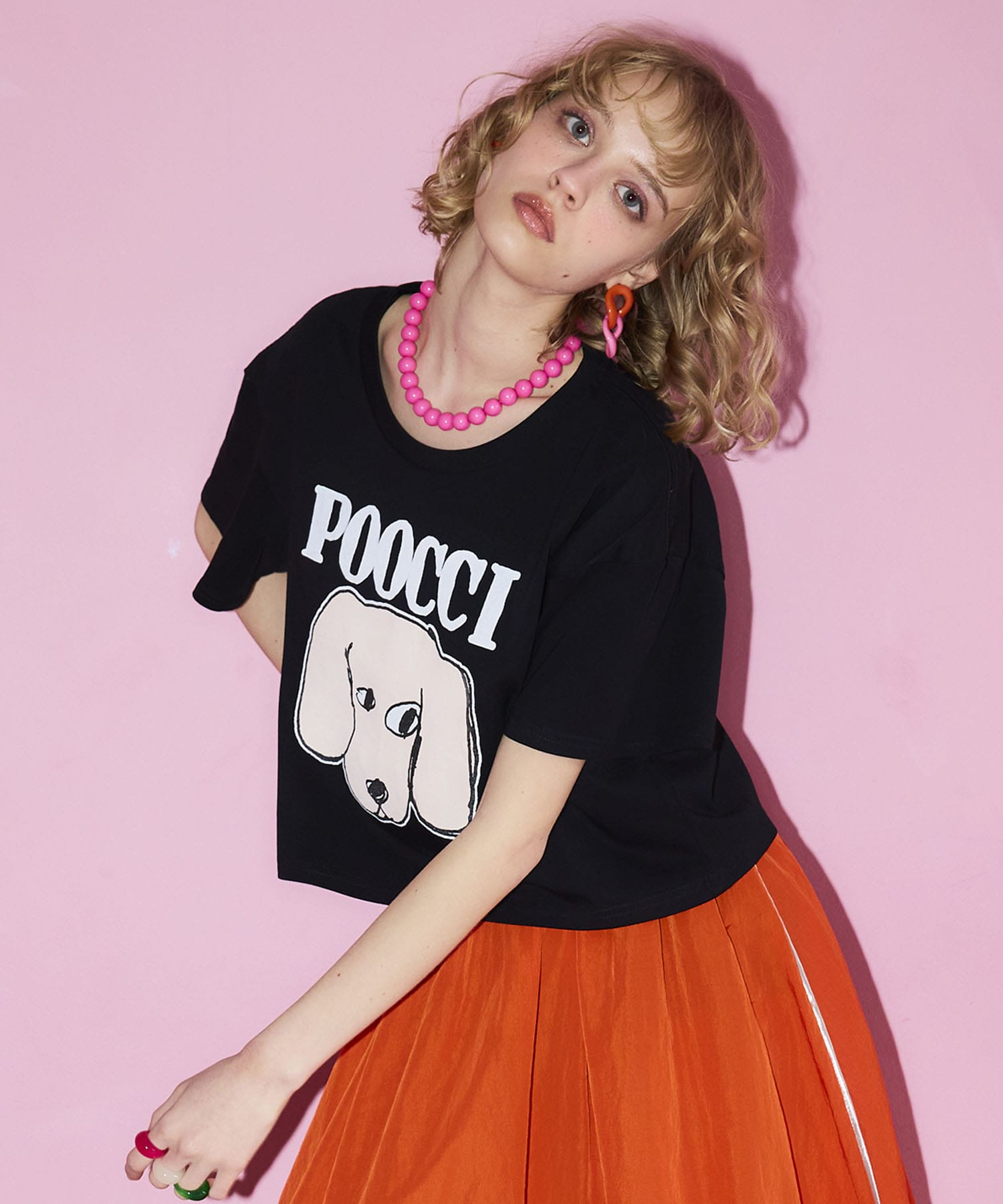 【BLACK SCORE】POCCI クロップドTシャツ