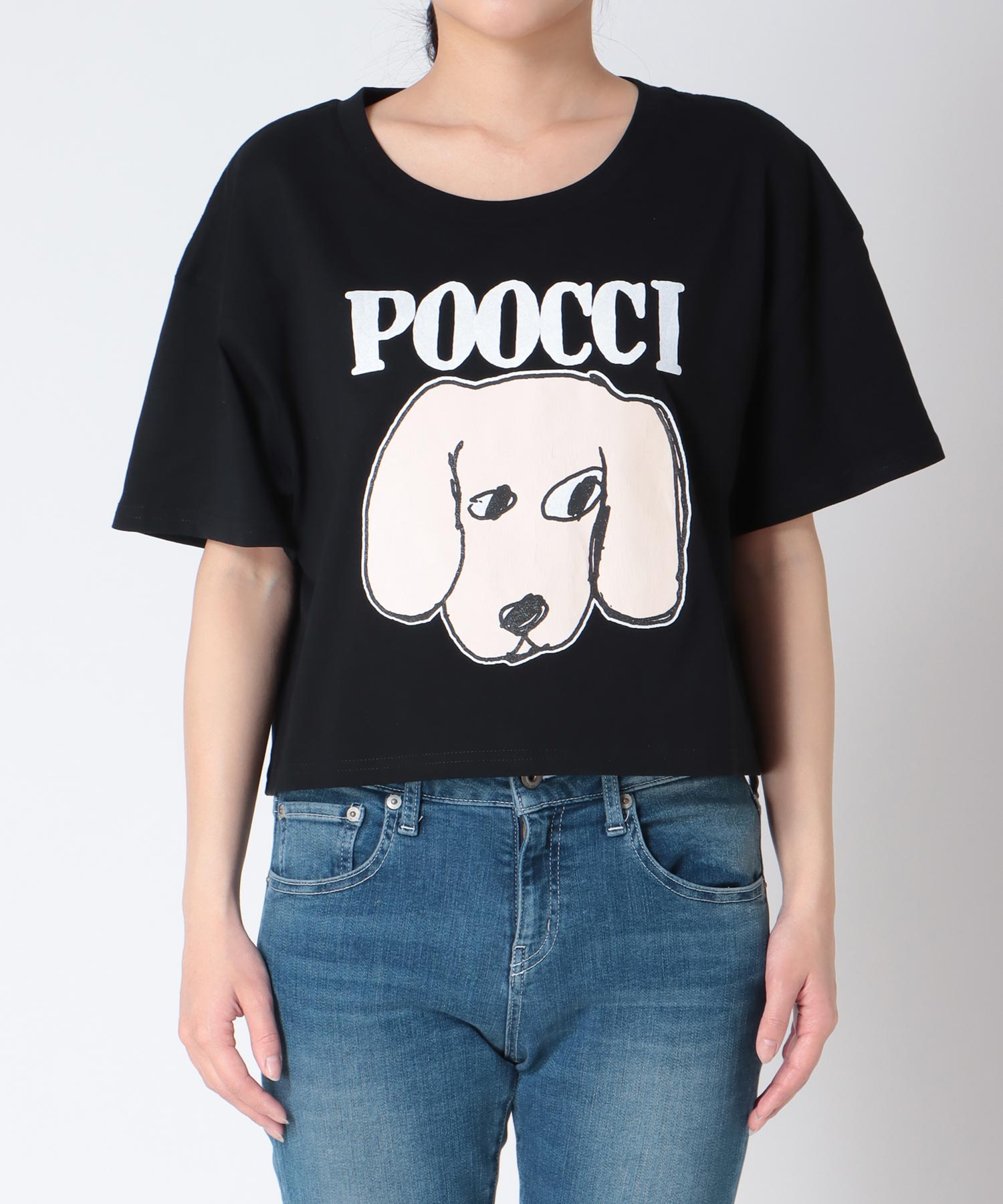 【BLACK SCORE】POCCI クロップドTシャツ