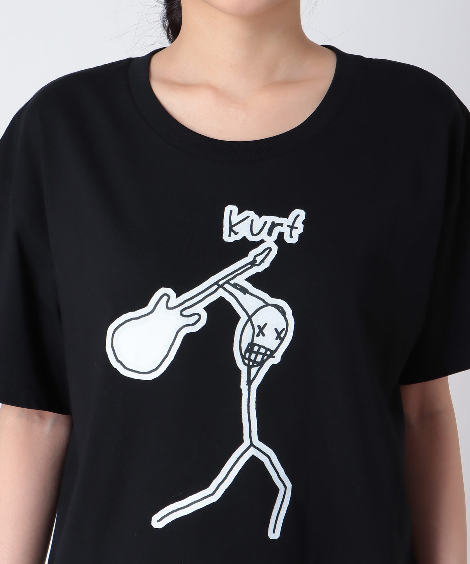 【BLACK SCORE】STICKMEN KURT クロップドTシャツ