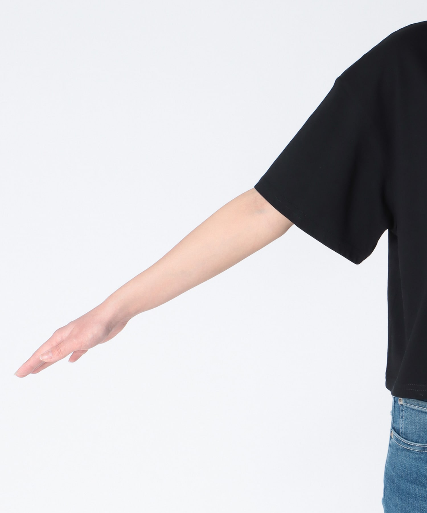 【BLACK SCORE】STICKMEN KURT クロップドTシャツ