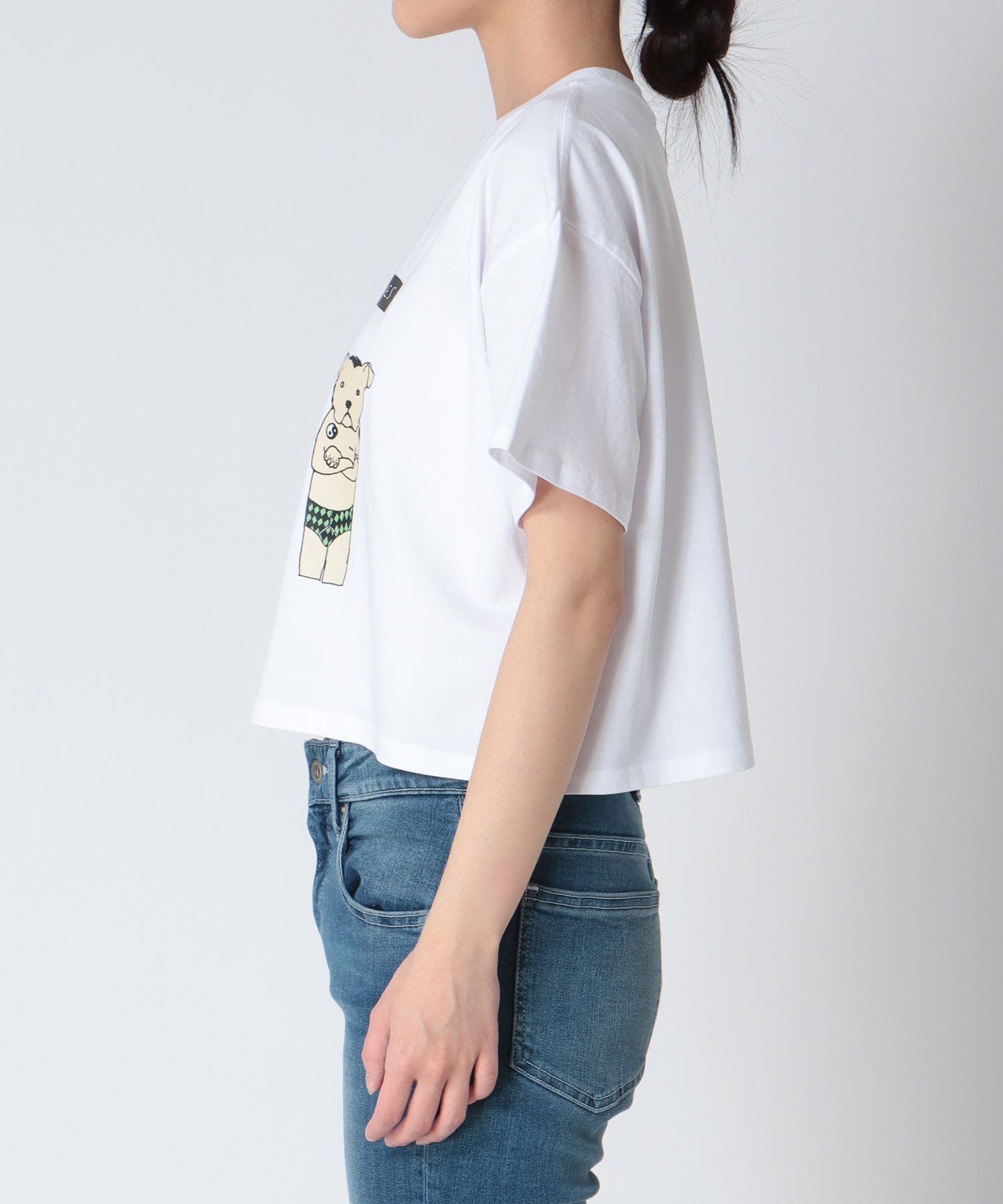 【BLACK SCORE】CHILI PUPPIES クロップドTシャツ