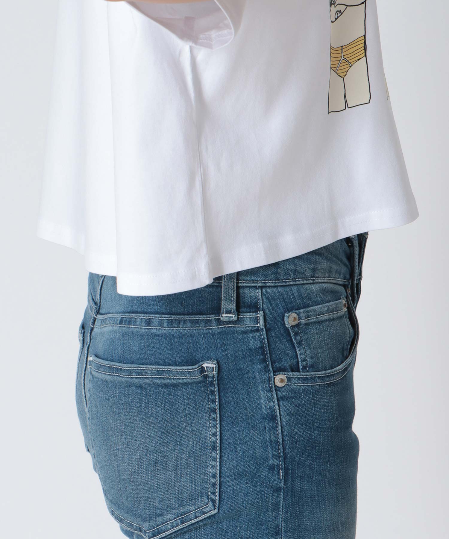 【BLACK SCORE】CHILI PUPPIES クロップドTシャツ