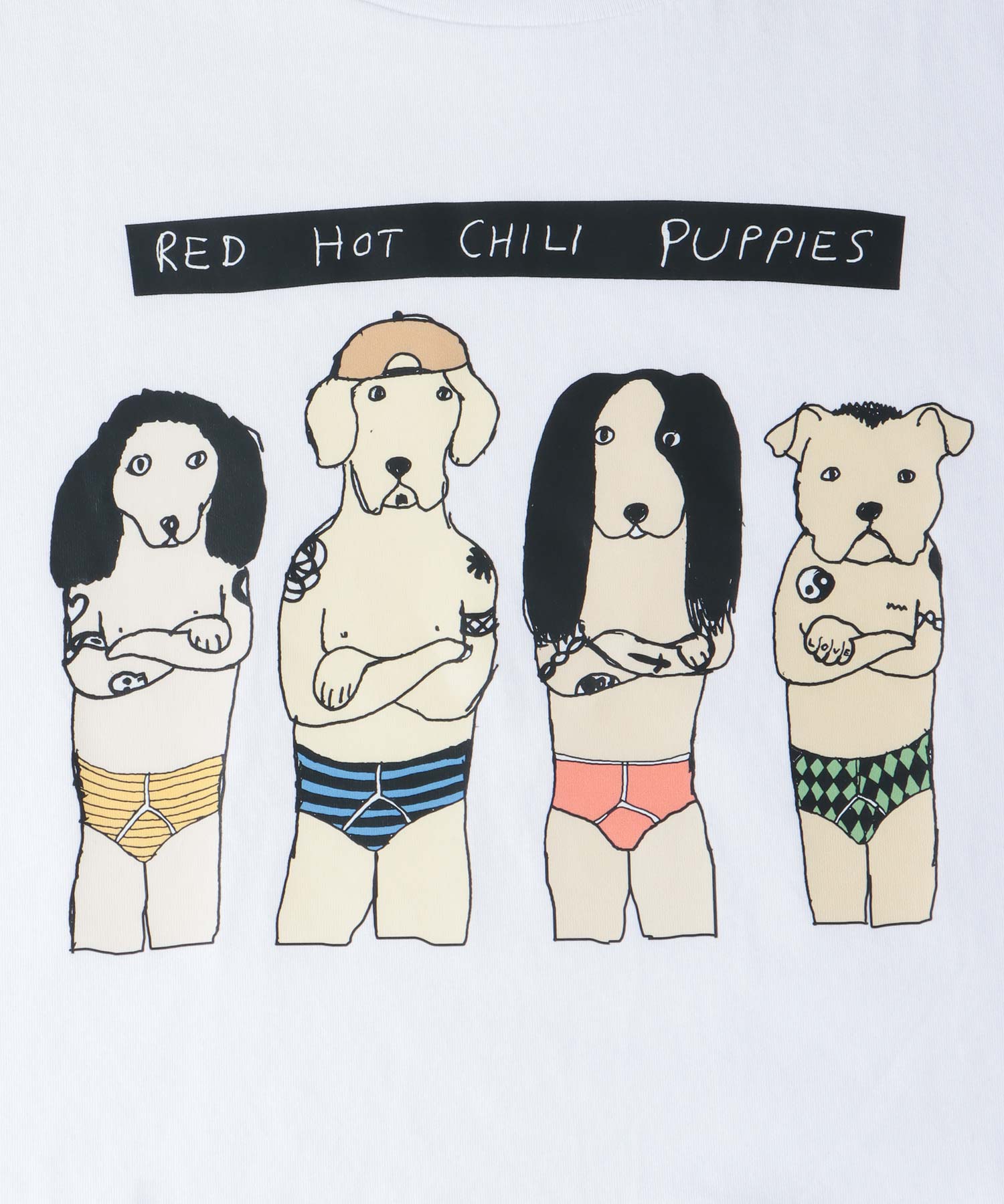 【BLACK SCORE】CHILI PUPPIES クロップドTシャツ
