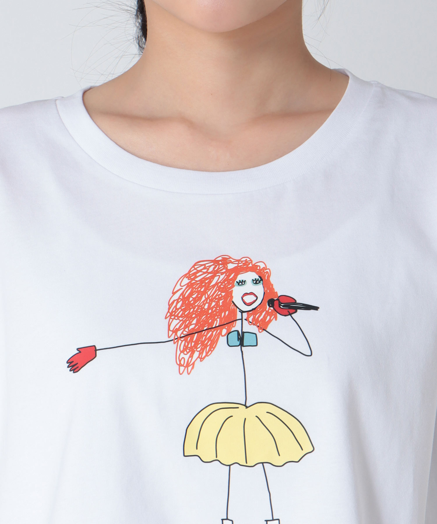 【BLACK SCORE】STICK CHAPPELL クロップドTシャツ