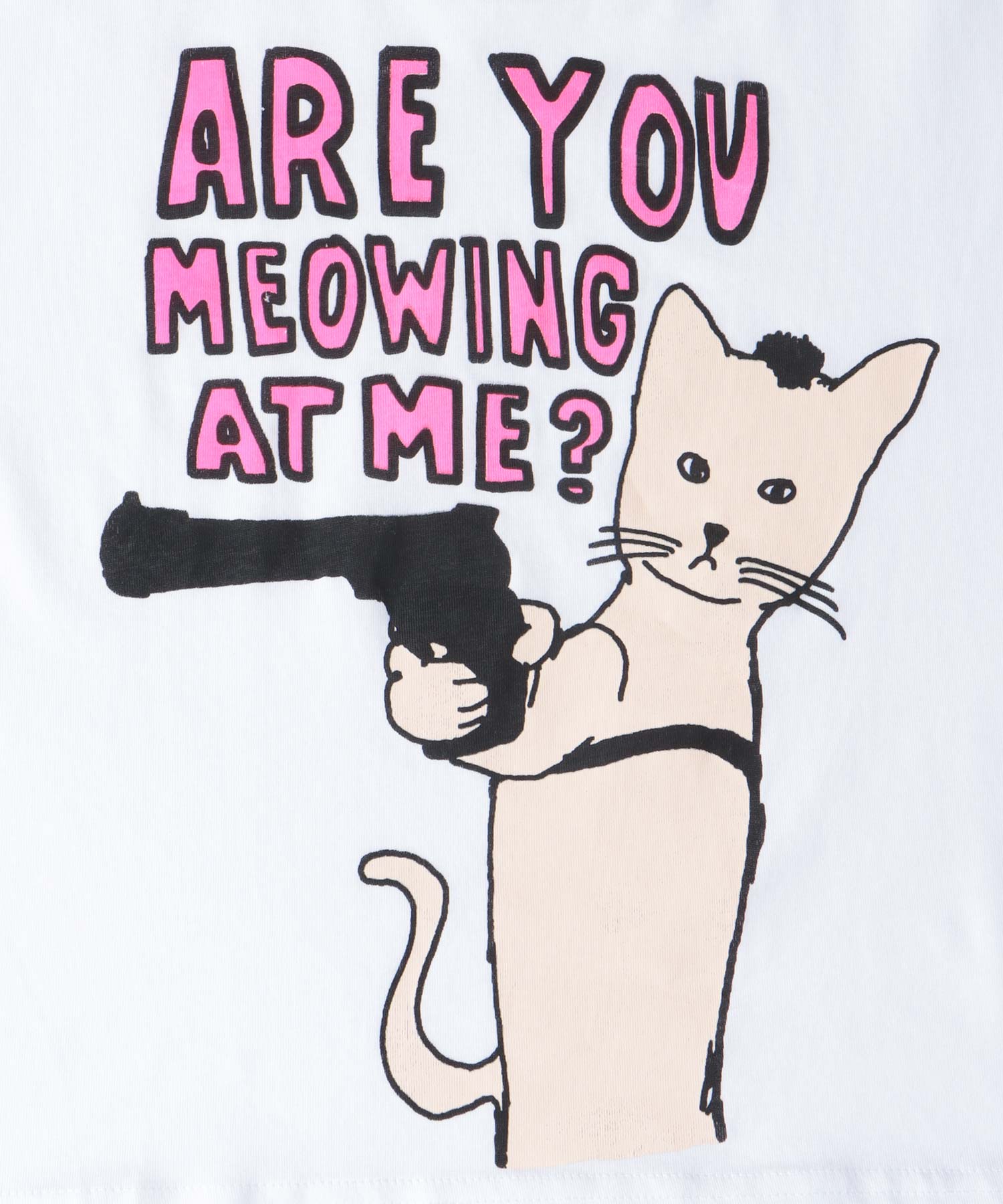 【BLACK SCORE】TAXI CAT　クロップドTシャツ