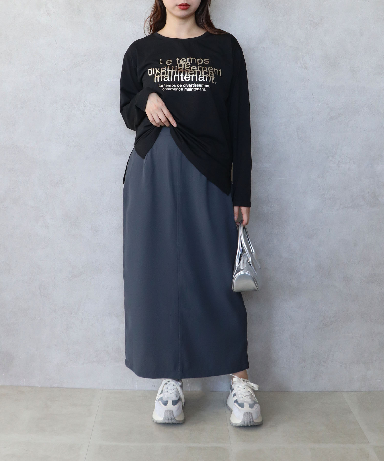 ナロー×チュールラップセットスカート