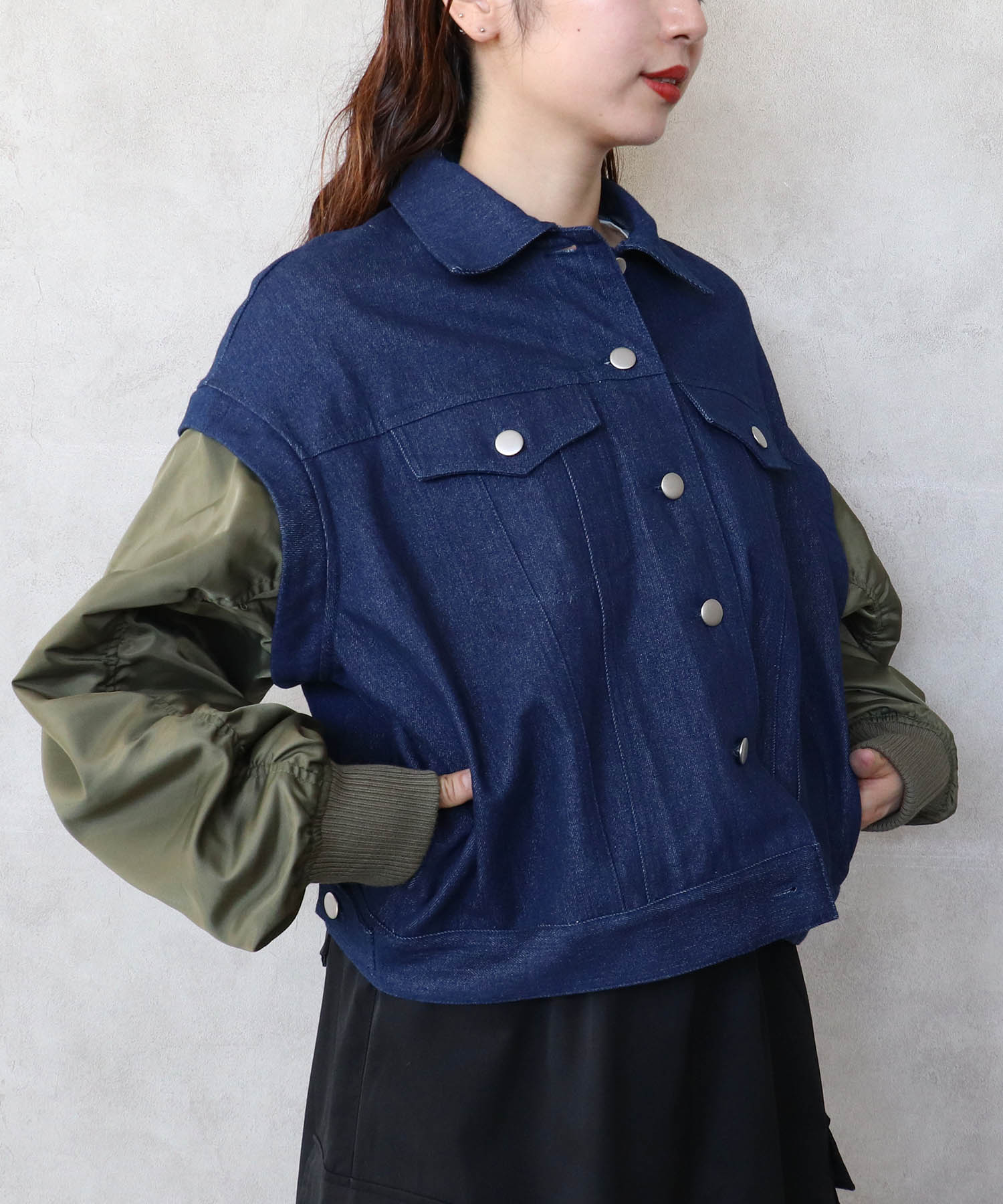 MA-Iスリーブ2WayGジャン