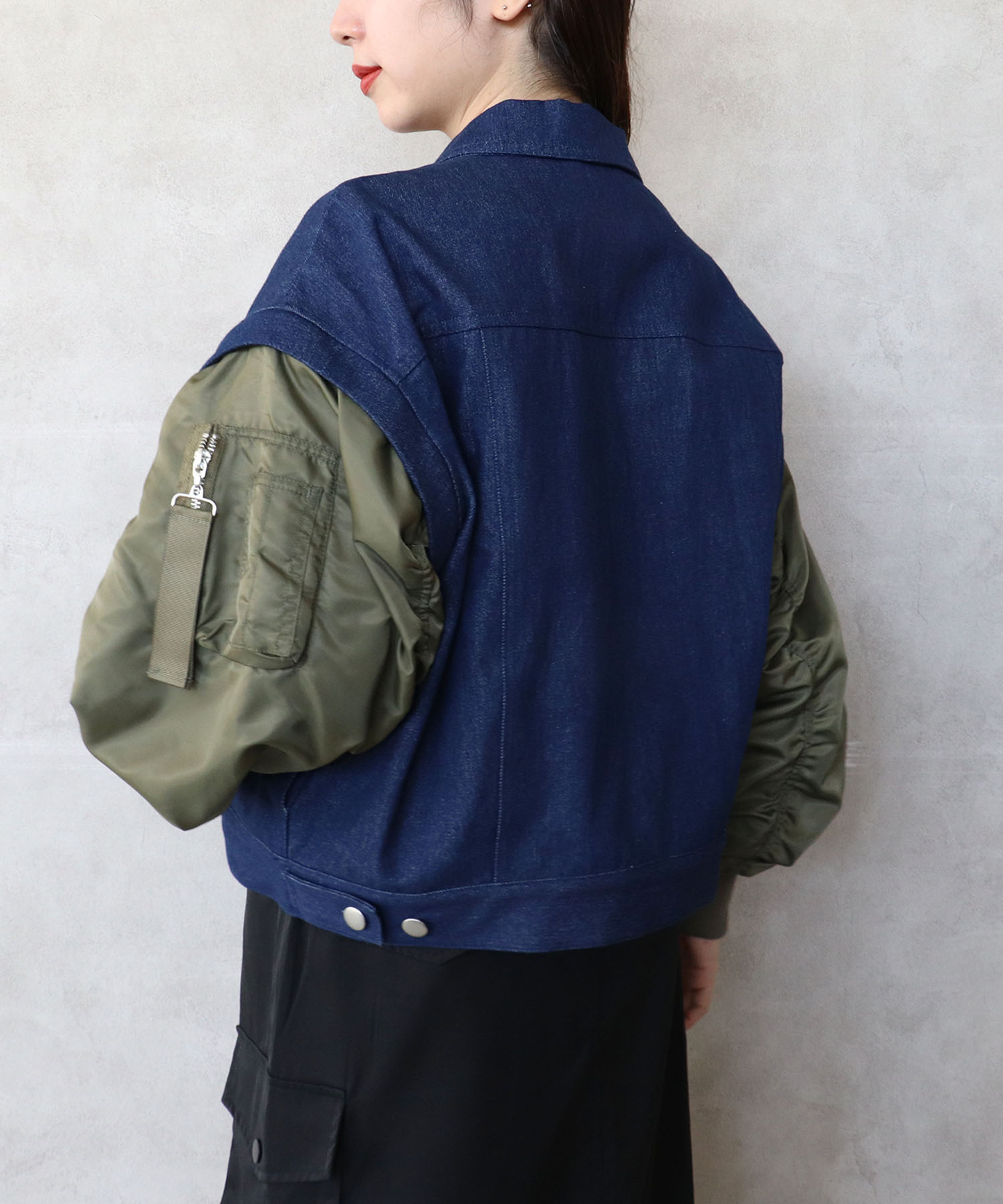 MA-Iスリーブ2WayGジャン