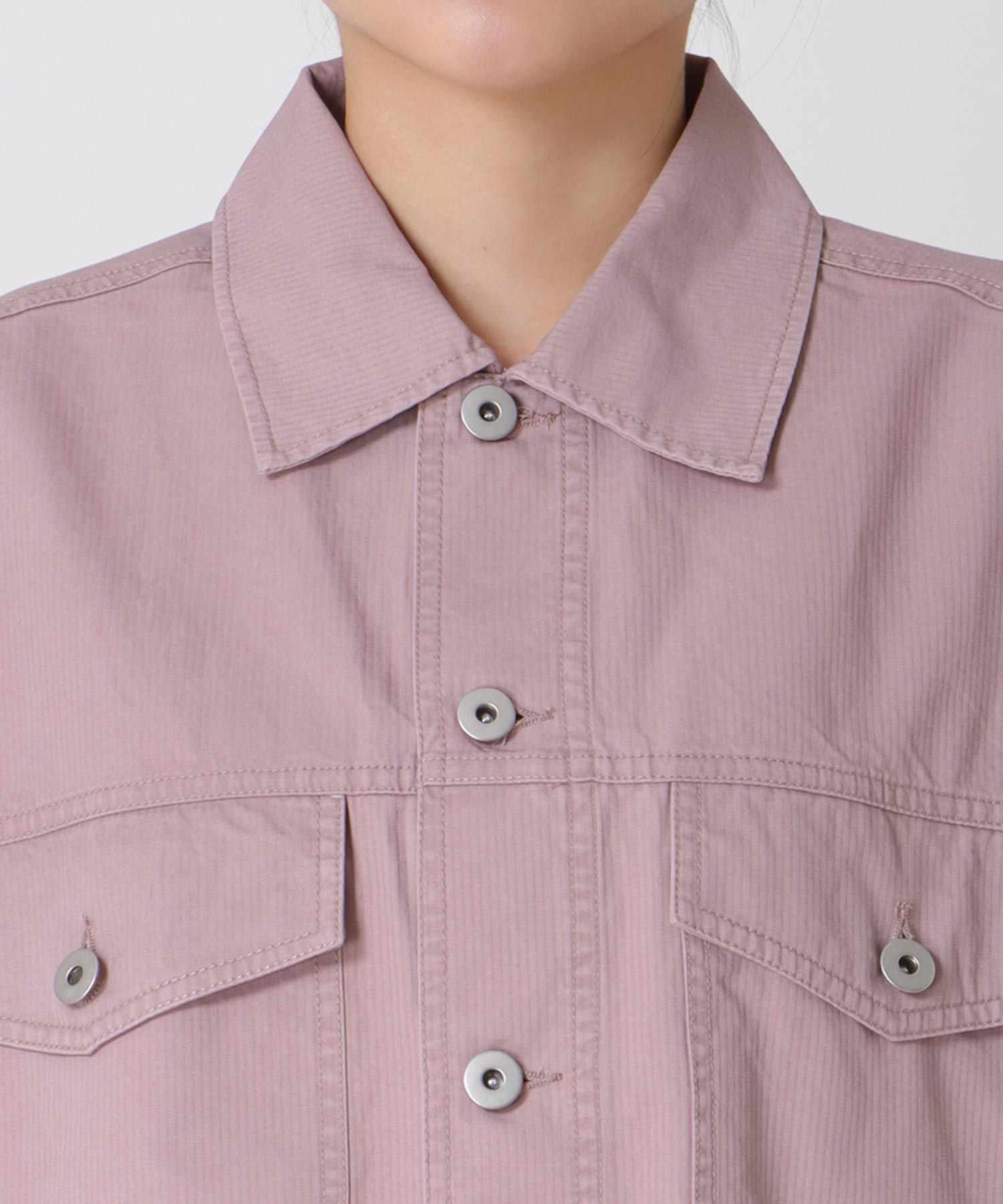 ピケバイオ加工ワイドジャケット