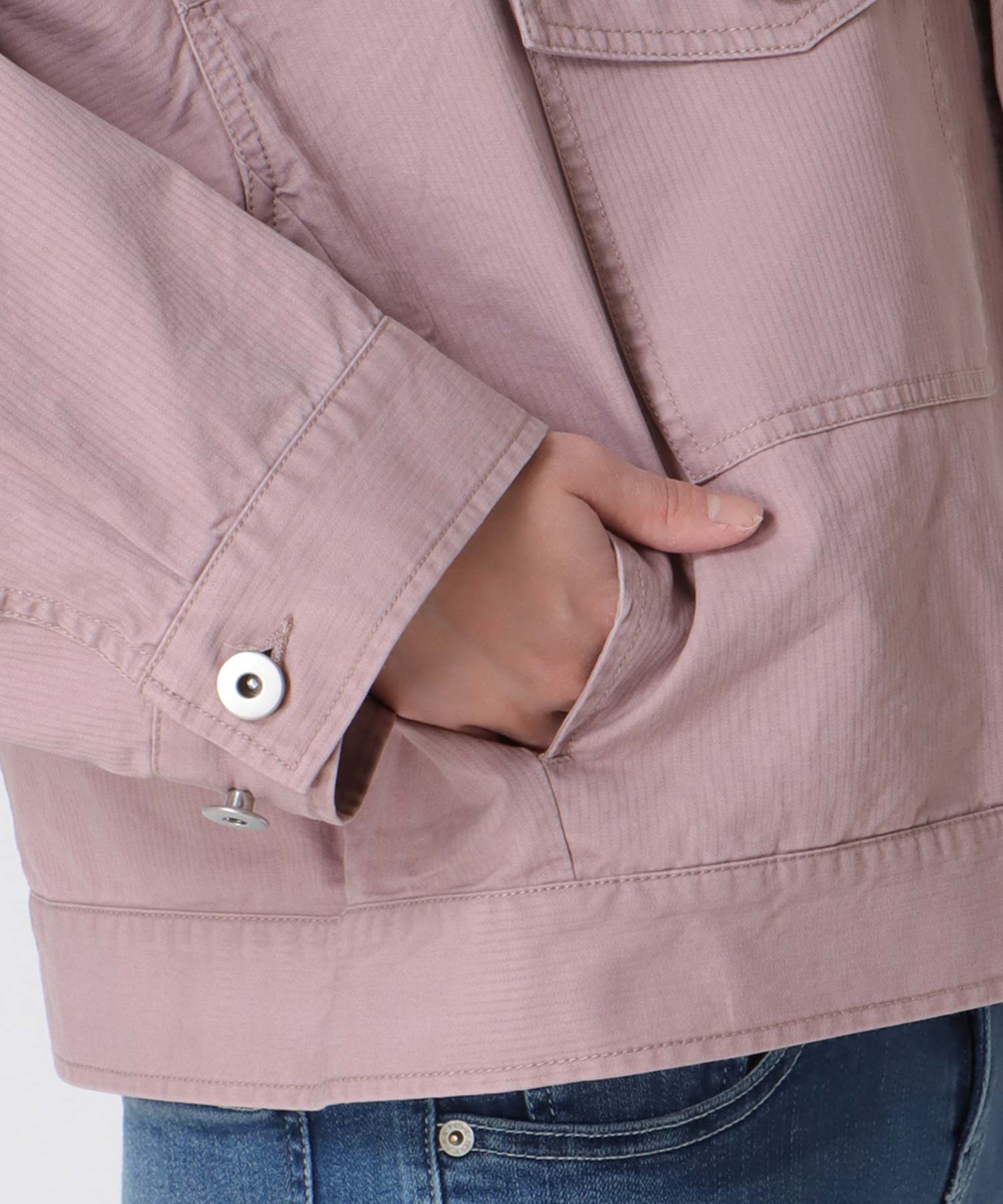 ピケバイオ加工ワイドジャケット