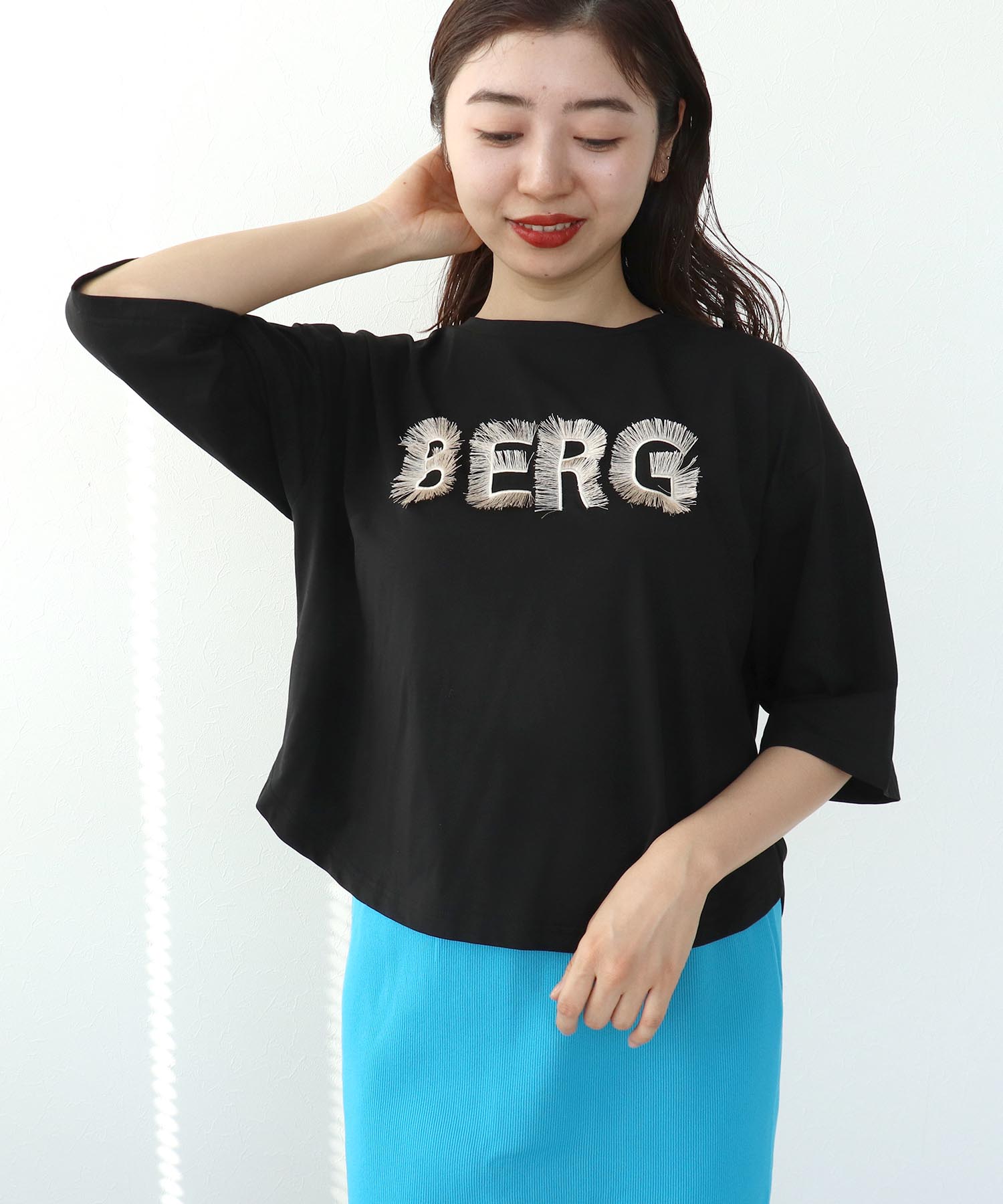 フリンジロゴTシャツ