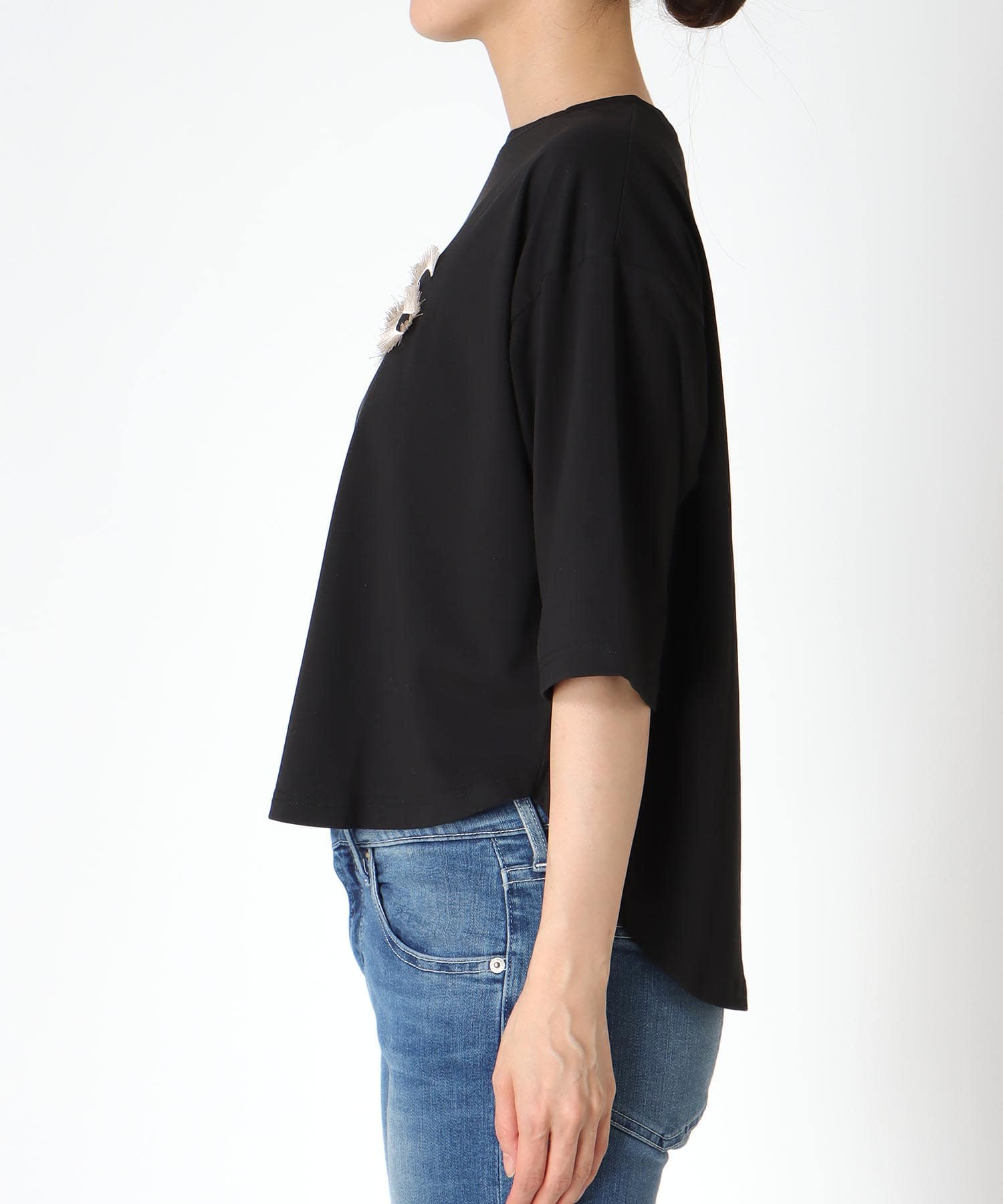 フリンジロゴTシャツ