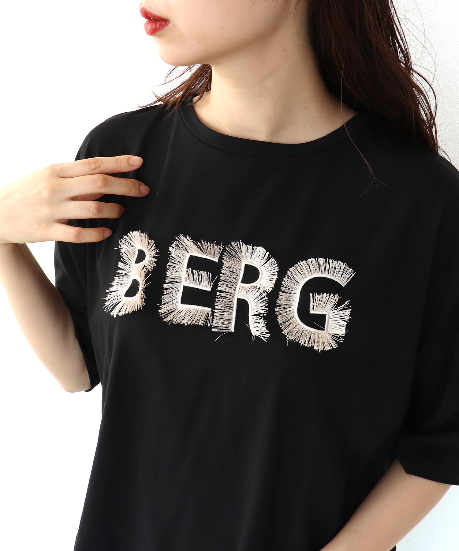 フリンジロゴTシャツ