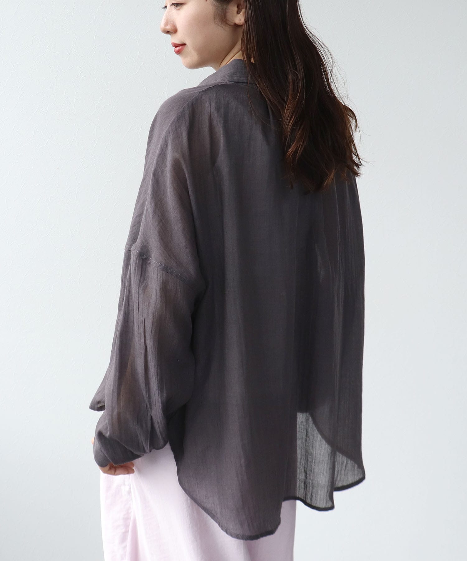 ドルマンビッグポケットシャツ
