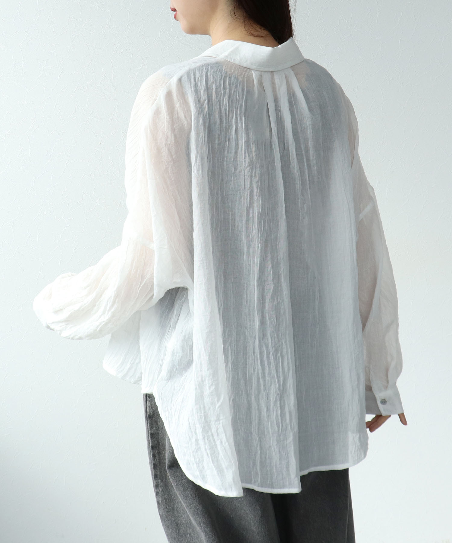 ドルマンビッグポケットシャツ