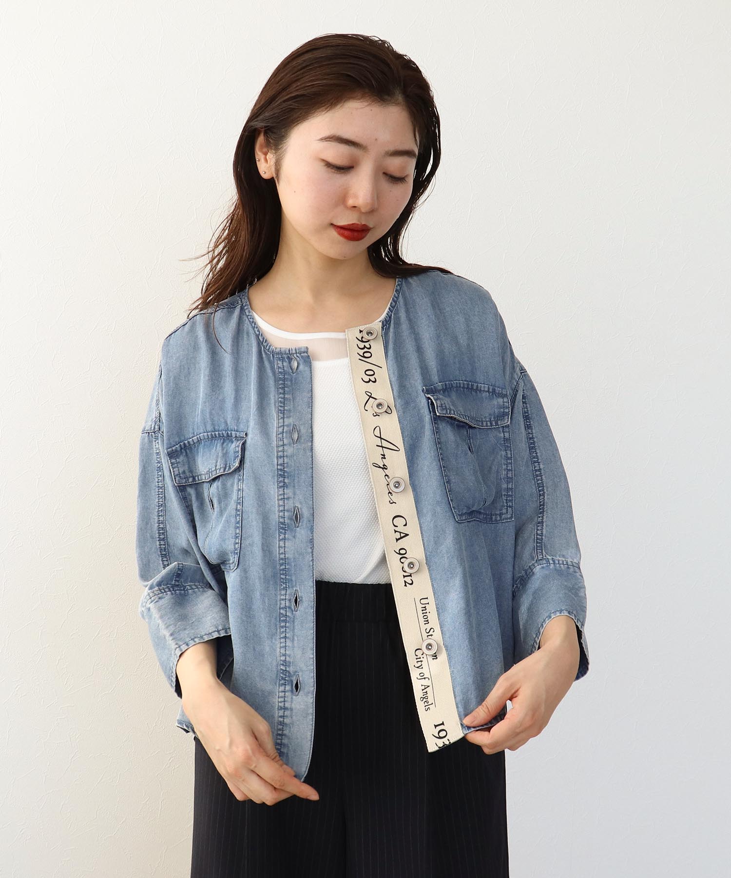 バイオシルクパウダー加工ロゴジャケット(別注)