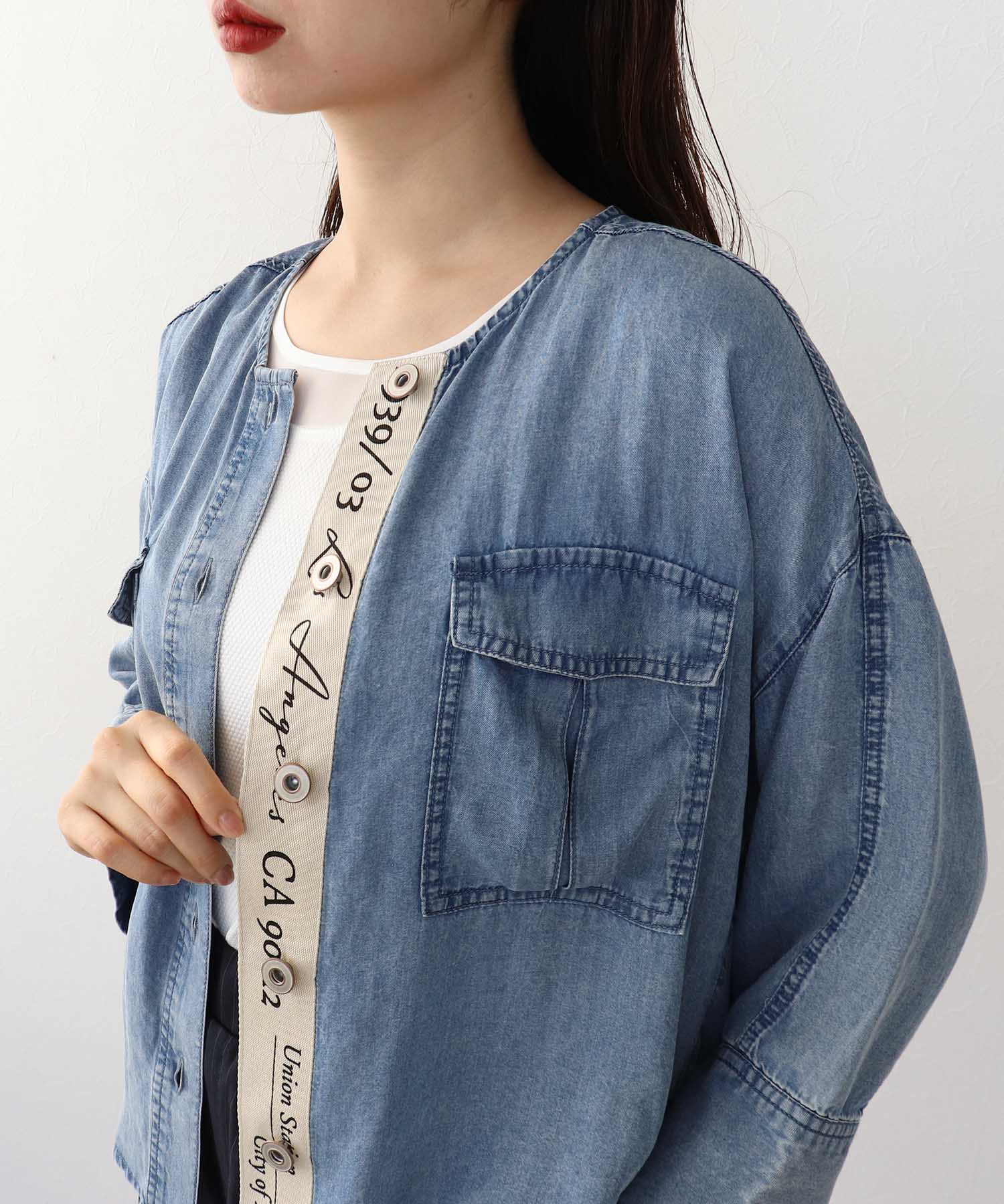 バイオシルクパウダー加工ロゴジャケット(別注)