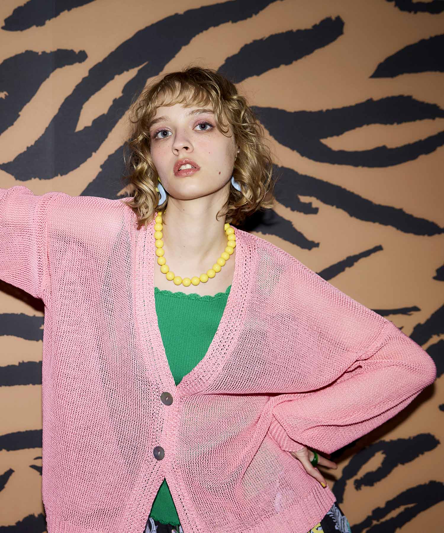 〔お家で試着〕ペーパーヤーンカルマカーディガン