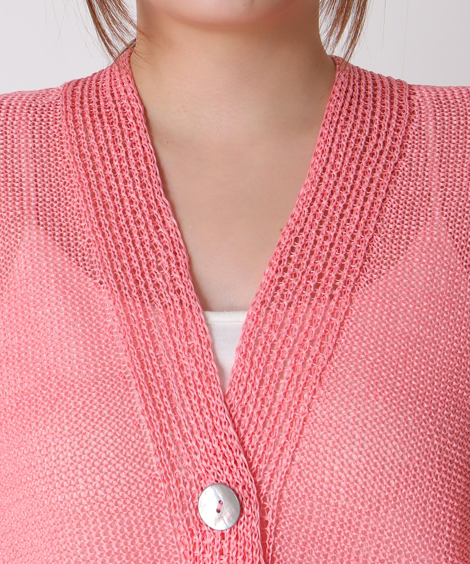 〔お家で試着〕ペーパーヤーンカルマカーディガン