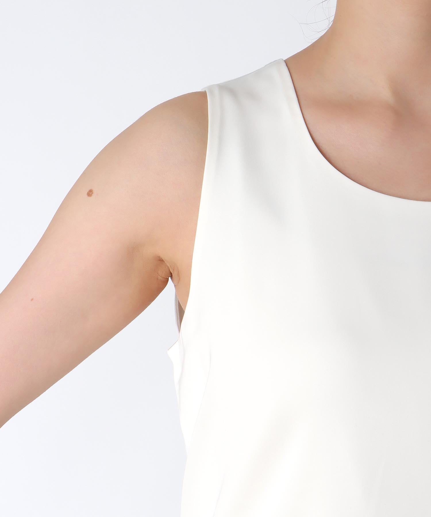 サテン×スムース両前タンク