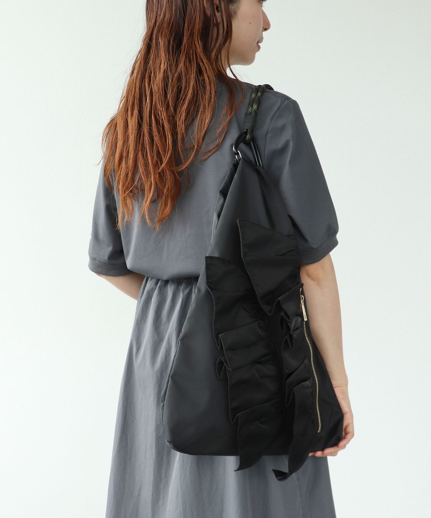 【RISLEY×OUTDOOER PRODUCTS】ティアードフリルバッグ