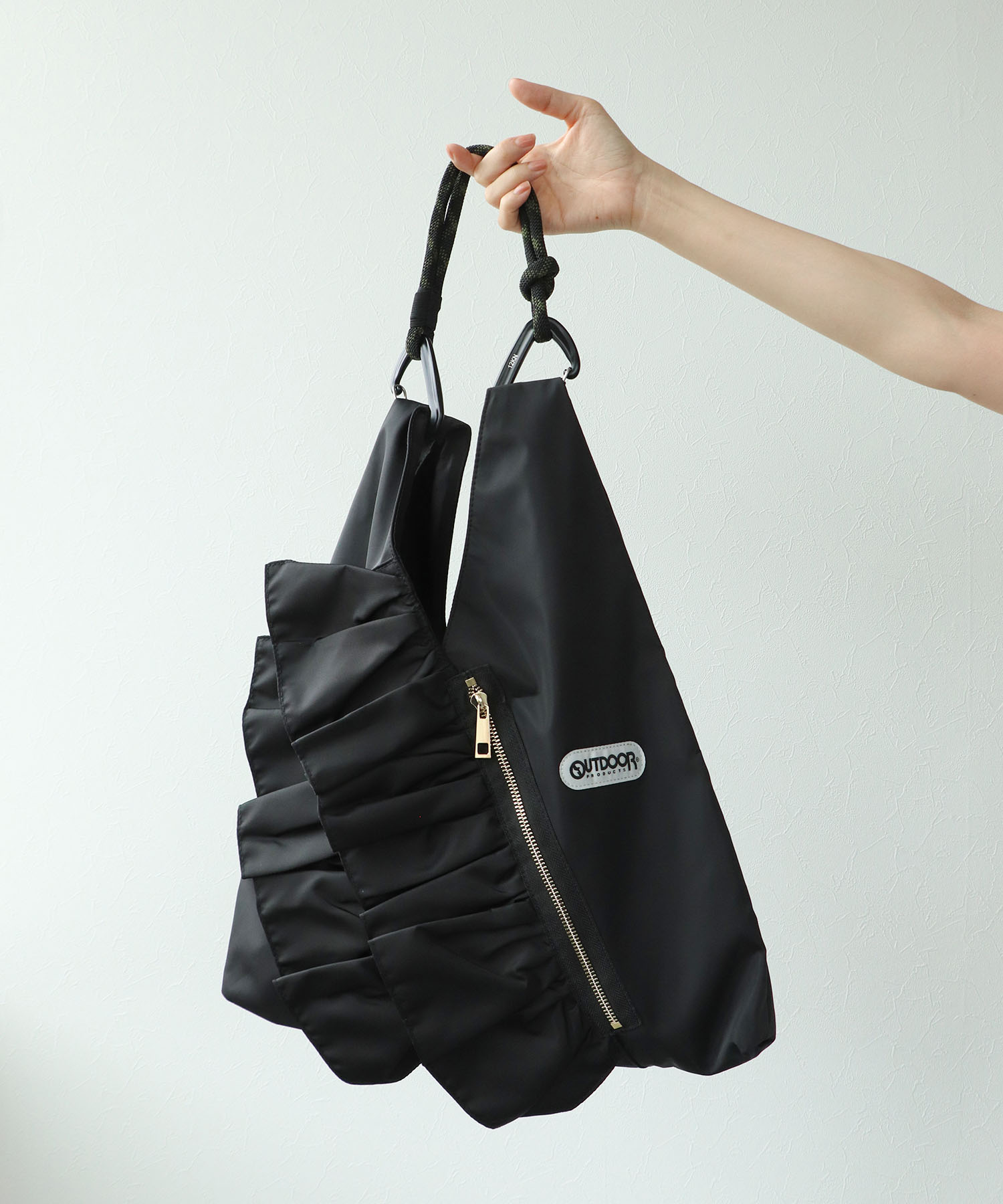 【RISLEY×OUTDOOER PRODUCTS】ティアードフリルバッグ