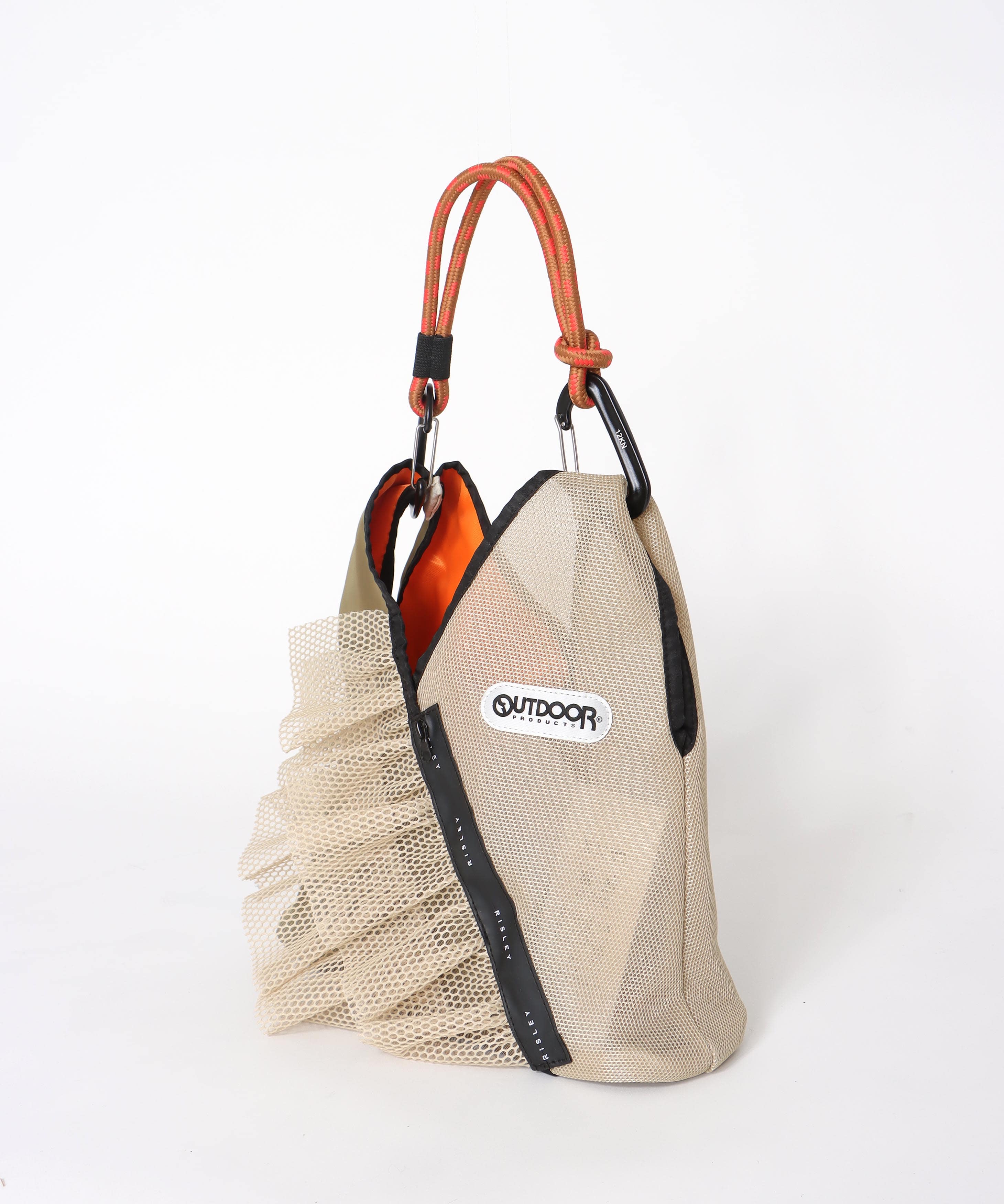 【RISLEY×OUTDOOR PRODUCTS】miniトライアングルフリルメッシュバッグ