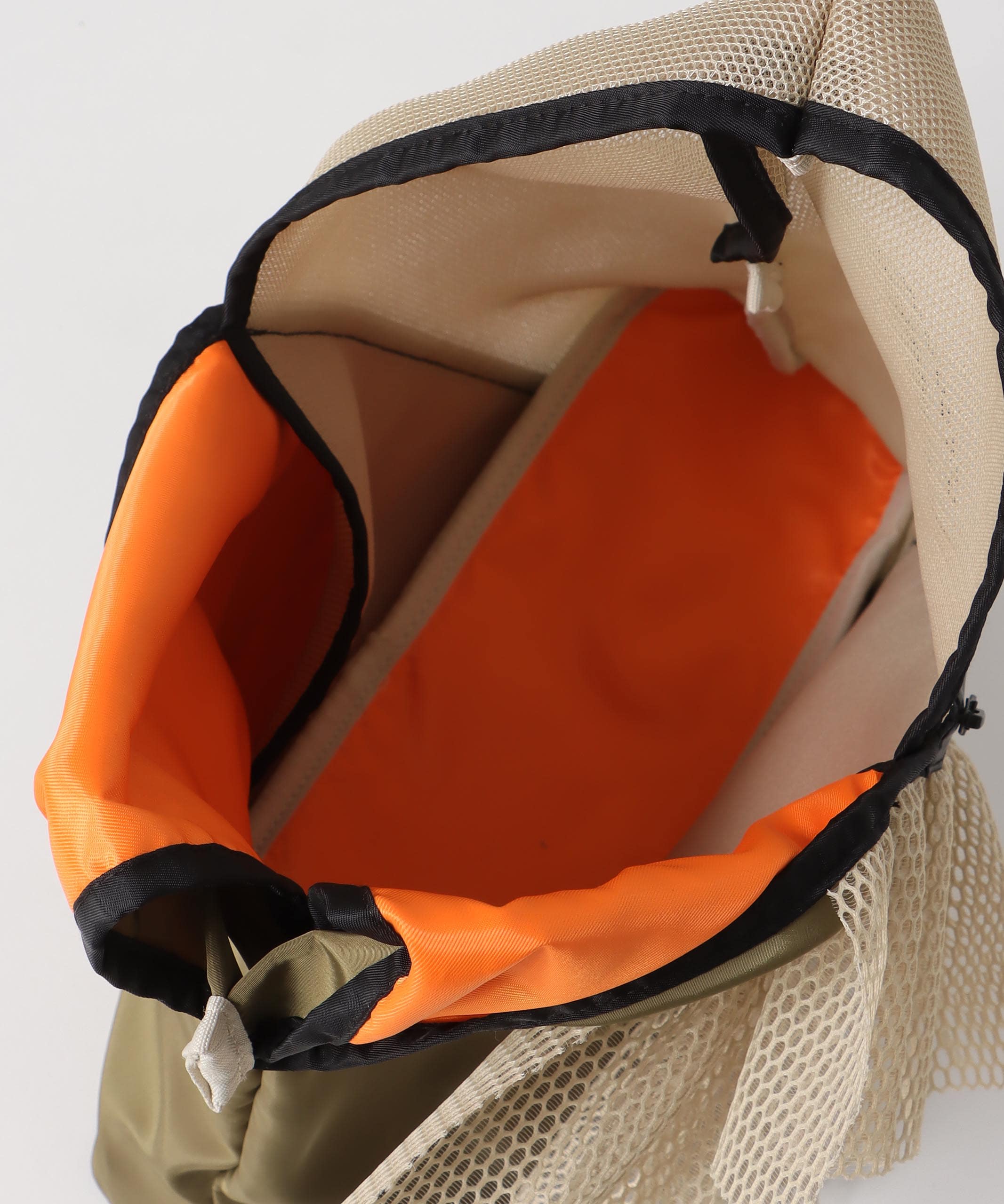 【RISLEY×OUTDOOR PRODUCTS】miniトライアングルフリルメッシュバッグ