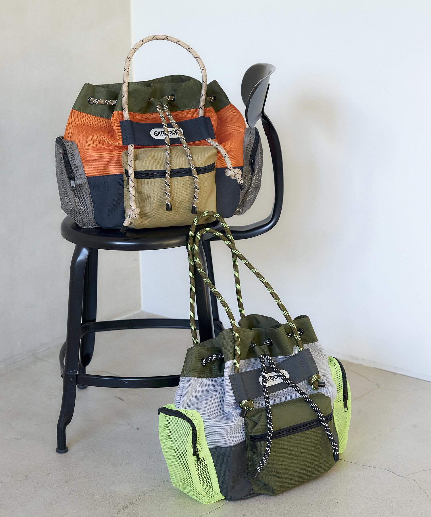 【RISLEY×OUTDOOR PRODUCTS】メッシュトートバッグ