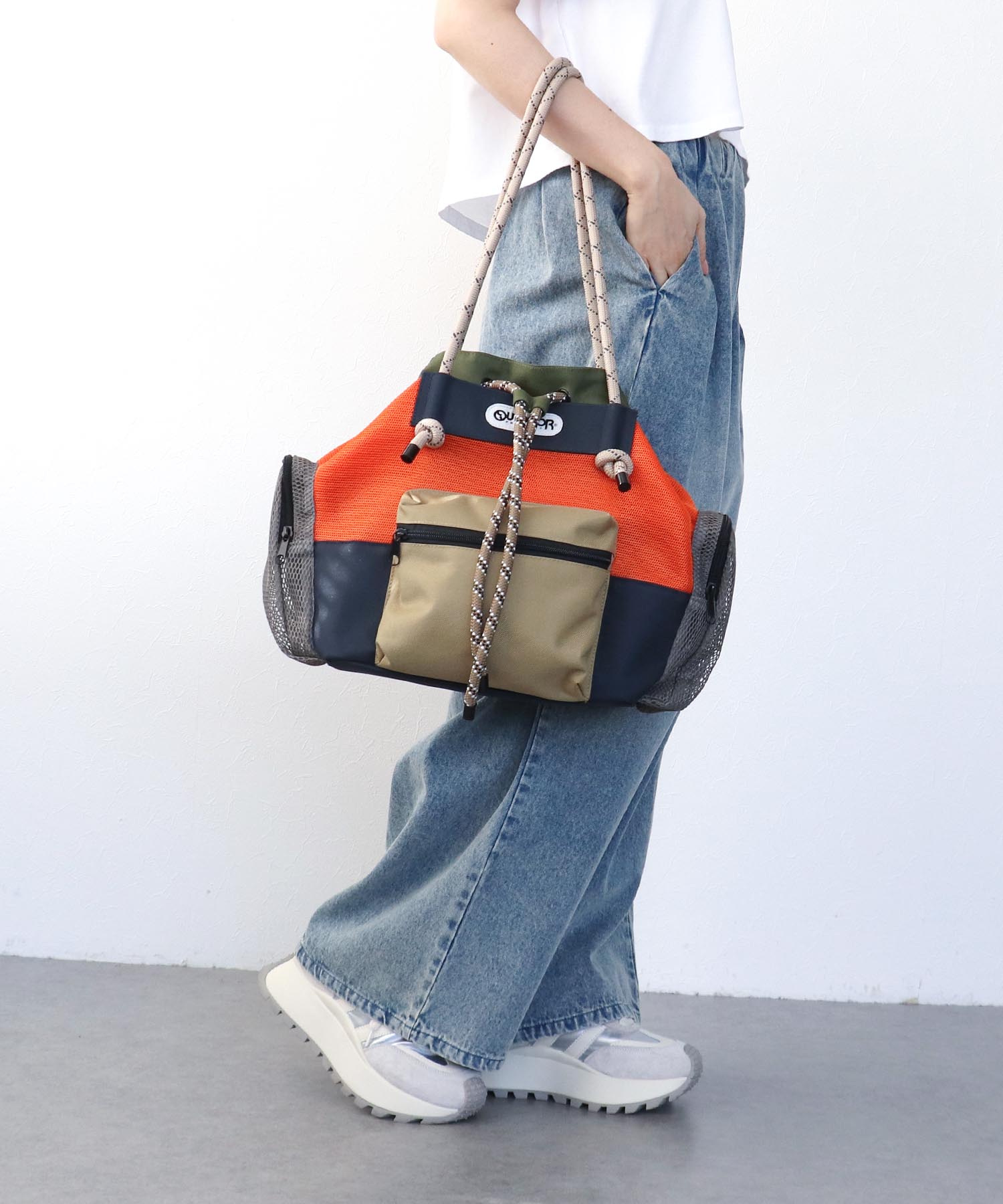 【RISLEY×OUTDOOR PRODUCTS】メッシュトートバッグ