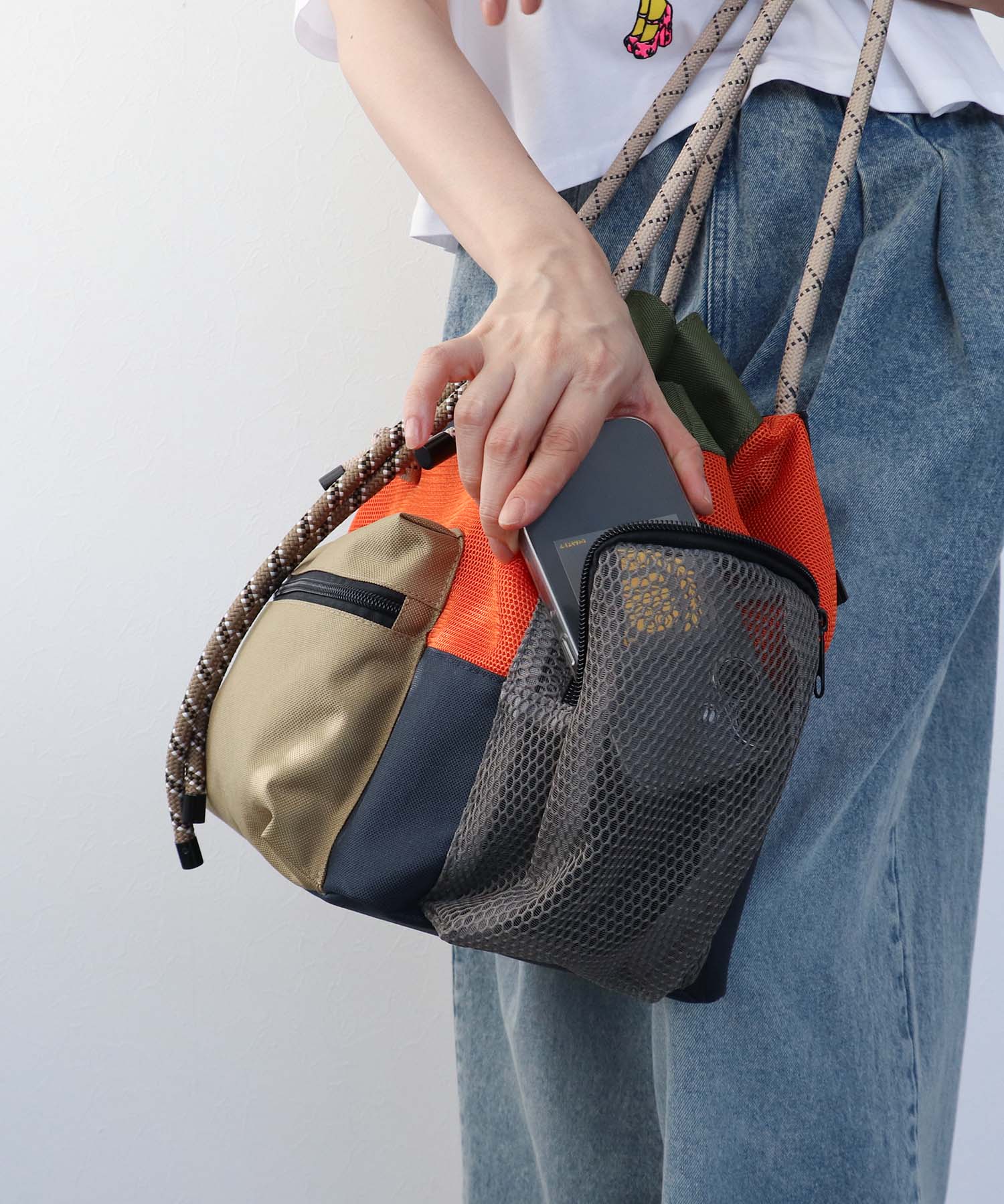 【RISLEY×OUTDOOR PRODUCTS】メッシュトートバッグ