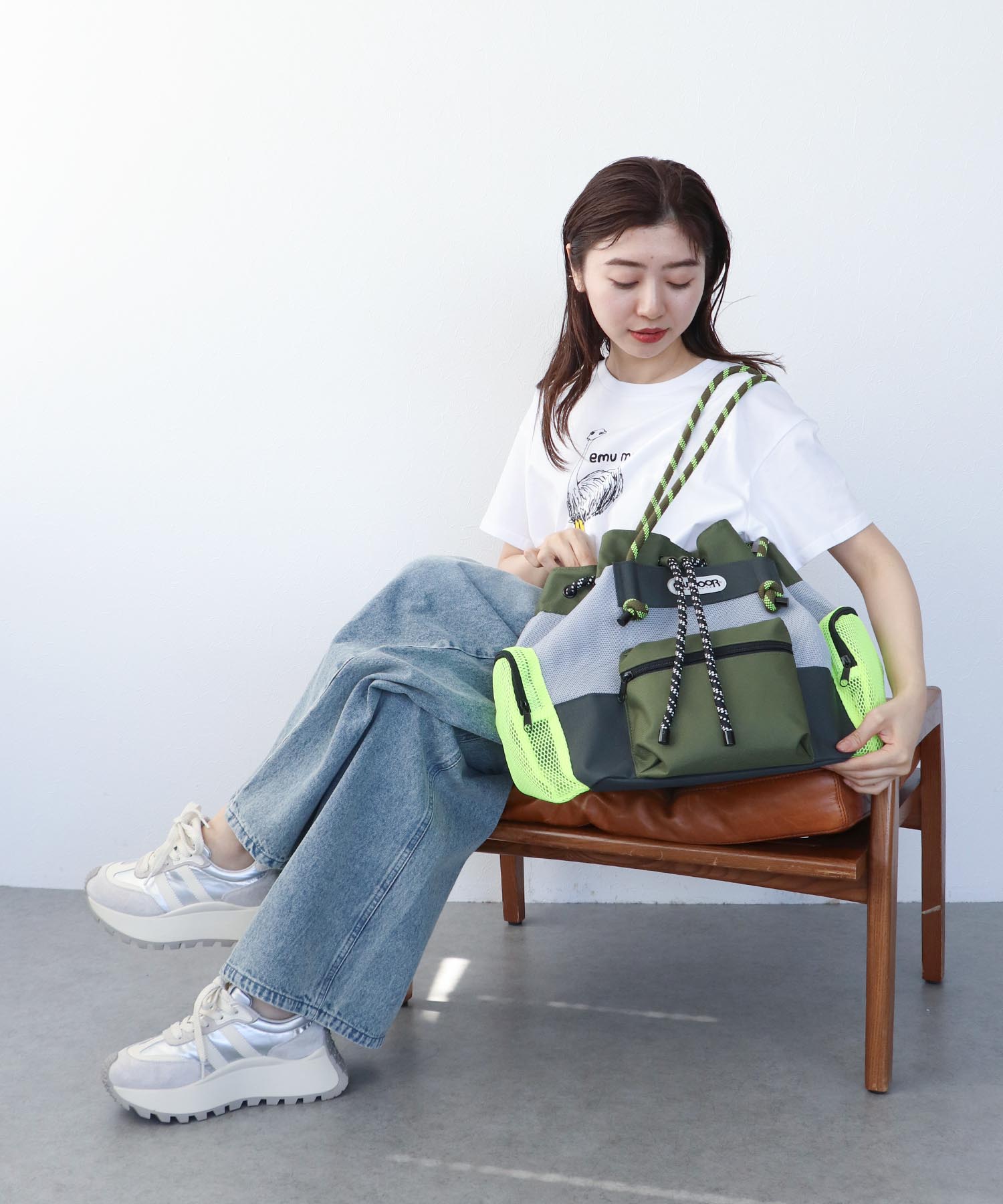 【RISLEY×OUTDOOR PRODUCTS】メッシュトートバッグ