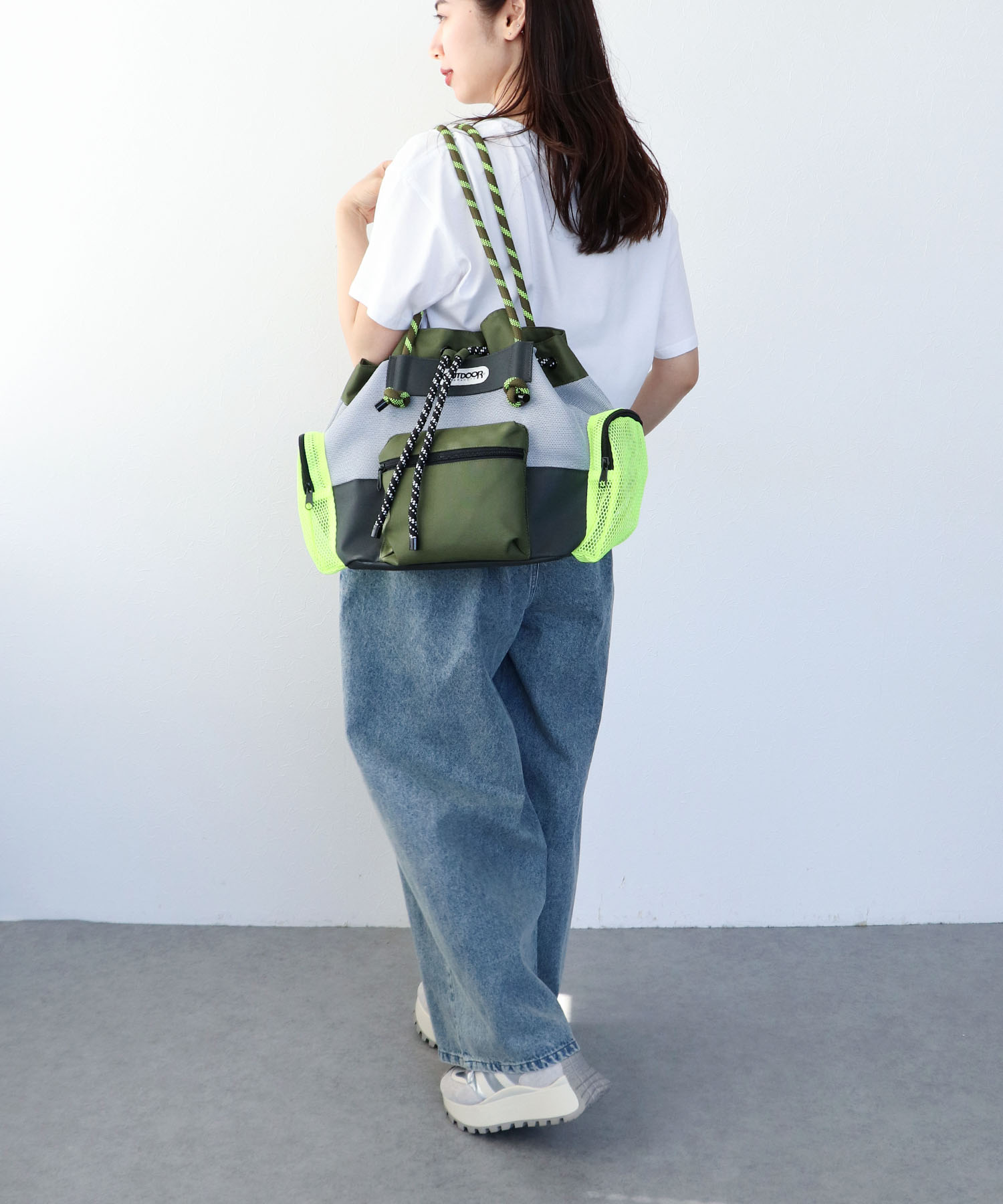 【RISLEY×OUTDOOR PRODUCTS】メッシュトートバッグ