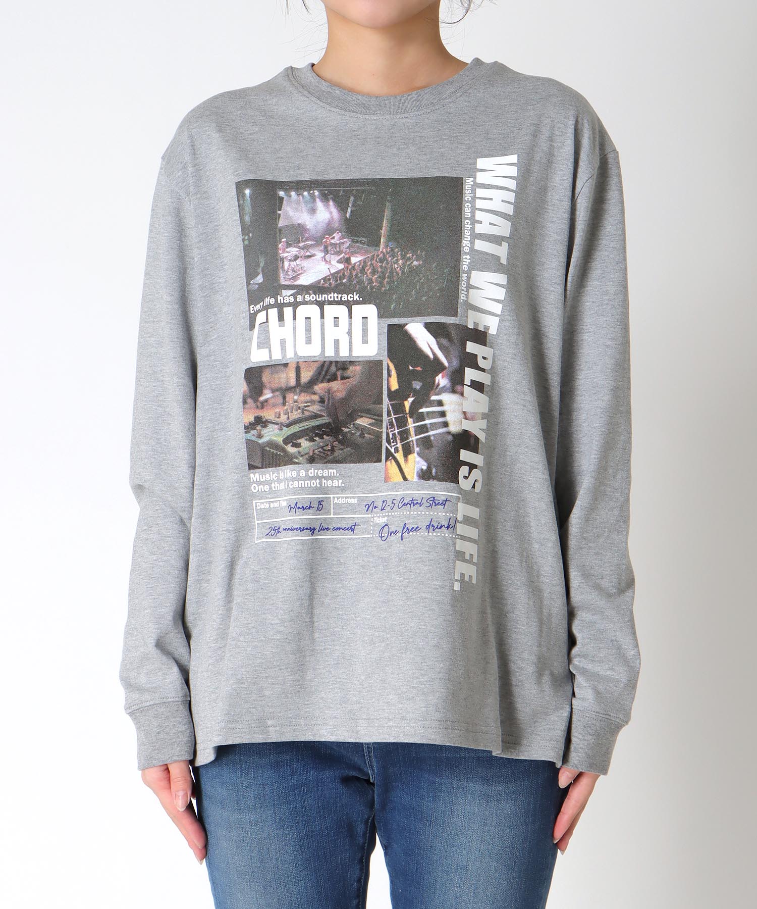 【RISLEY】ロゴ配色ロンＴシャツ