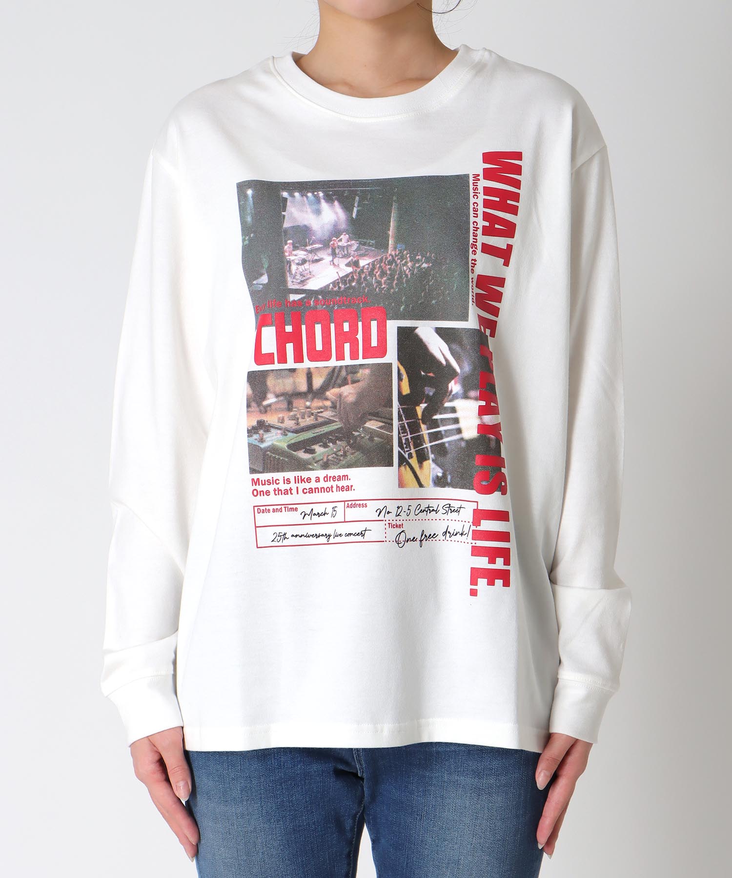 【RISLEY】ロゴ配色ロンＴシャツ