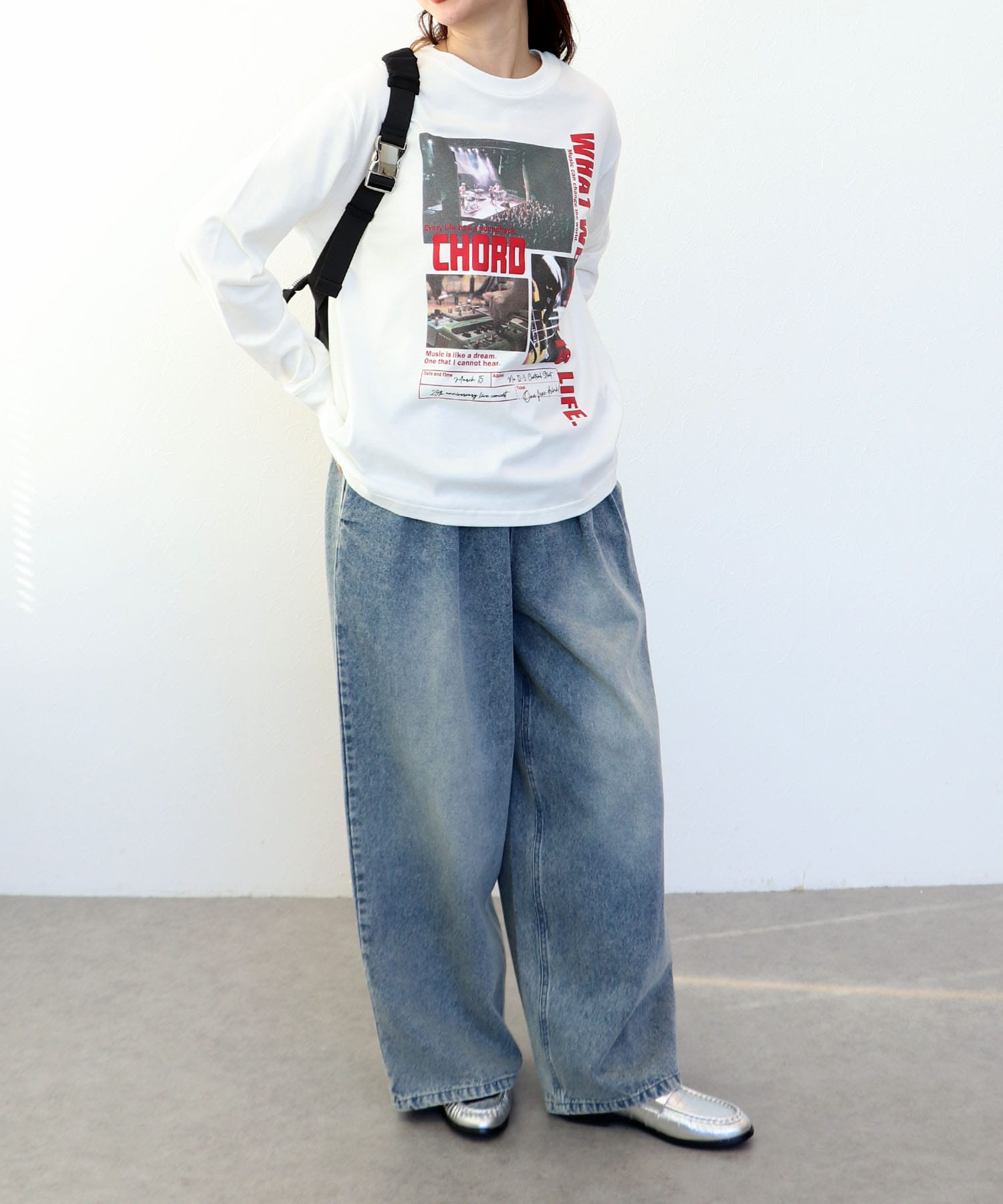 【RISLEY】ロゴ配色ロンＴシャツ