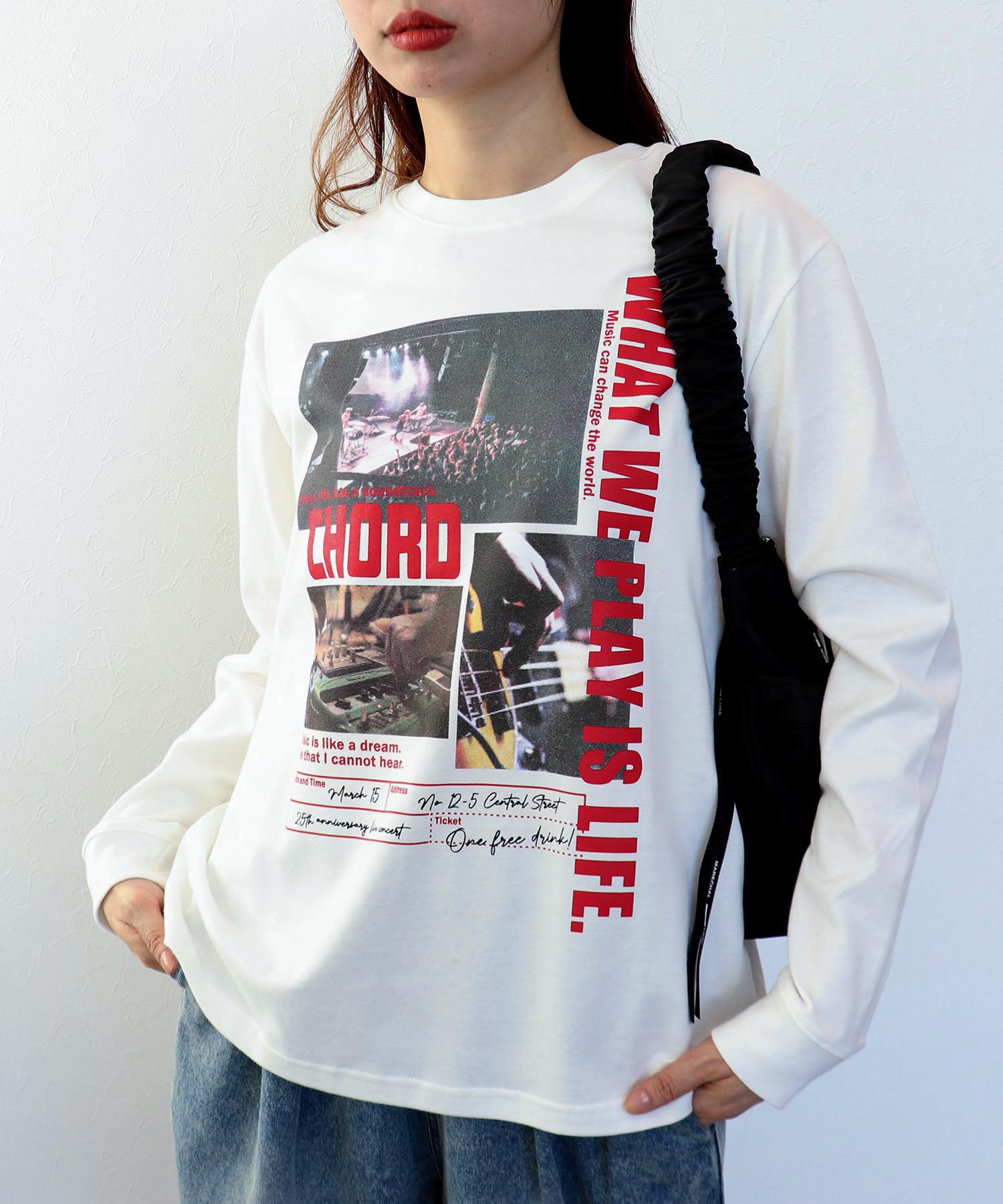 【RISLEY】ロゴ配色ロンＴシャツ