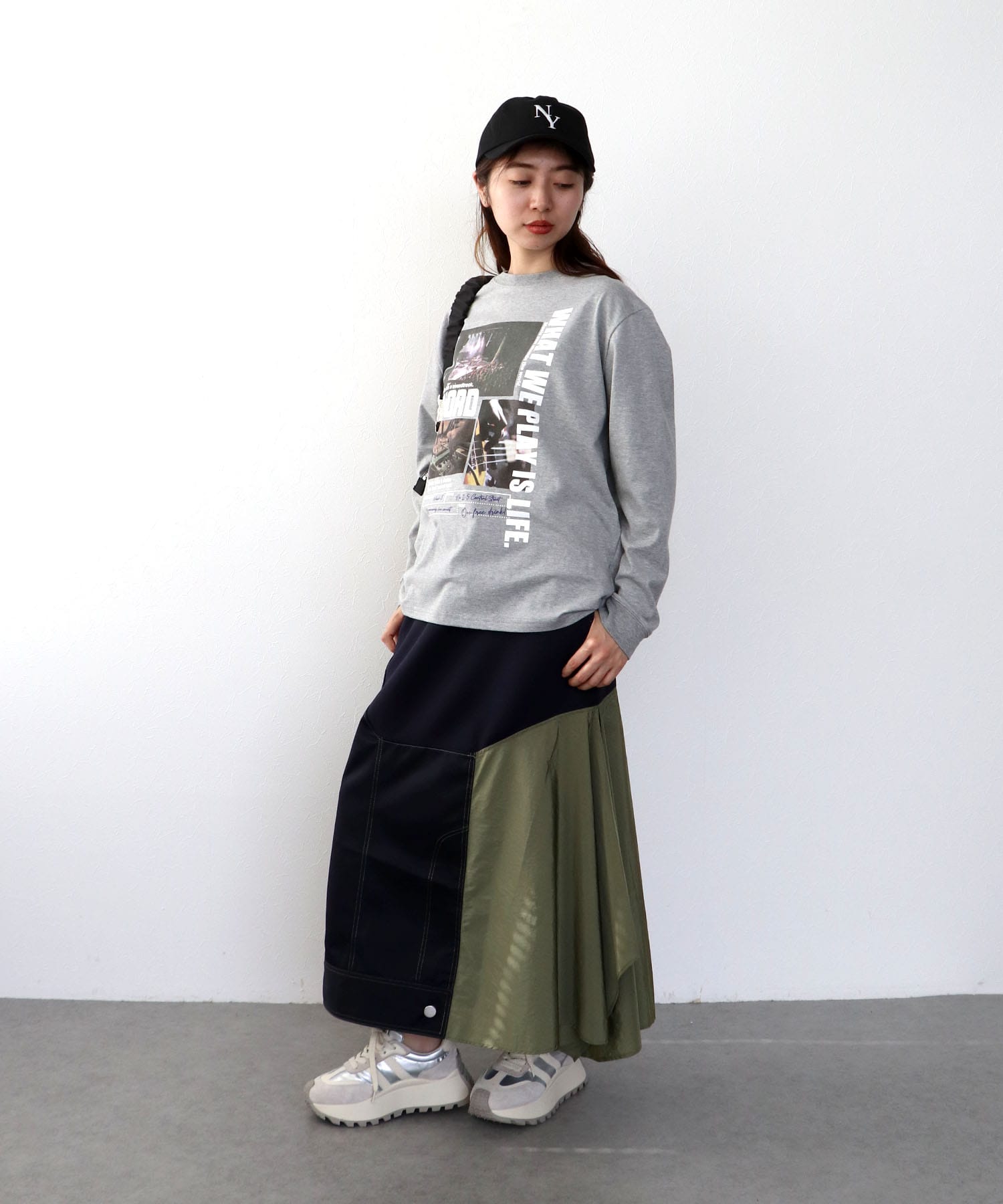 【RISLEY】ロゴ配色ロンＴシャツ