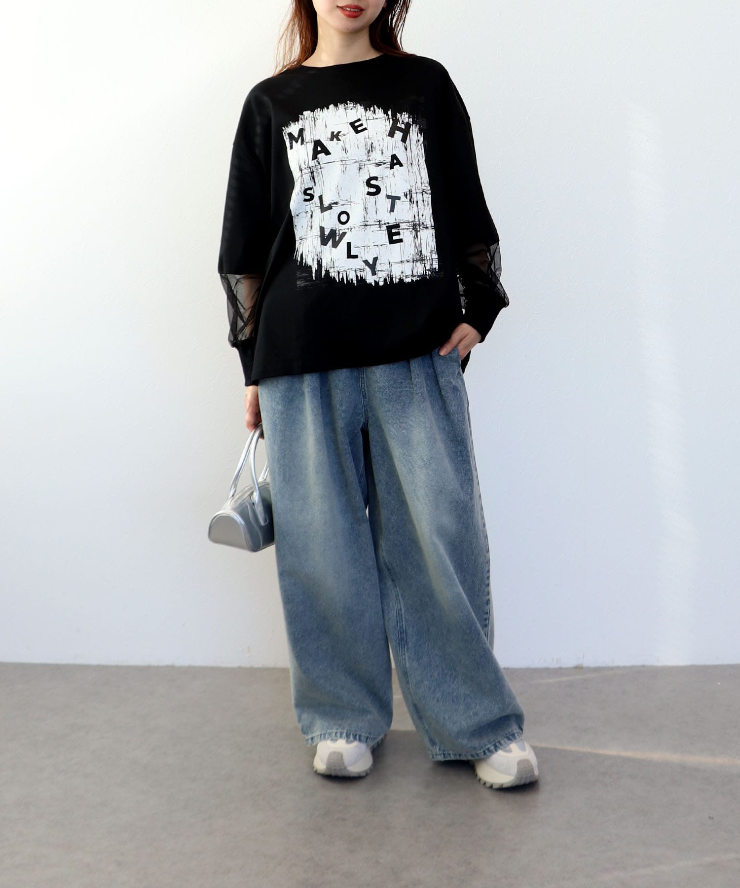 【RISLEY】ビッグロゴロングＴシャツ