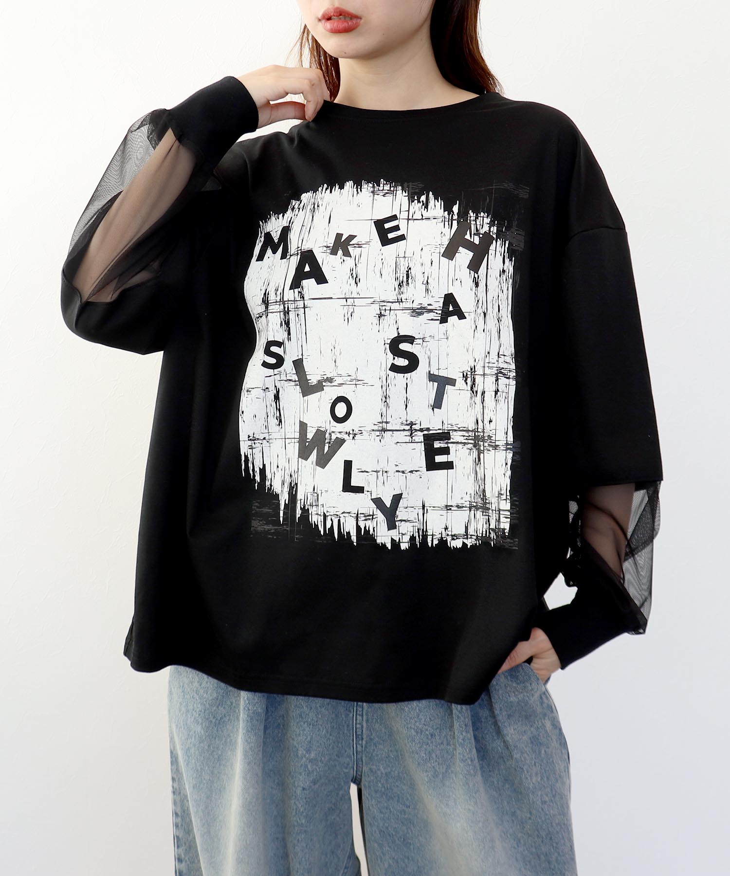 【RISLEY】ビッグロゴロングＴシャツ