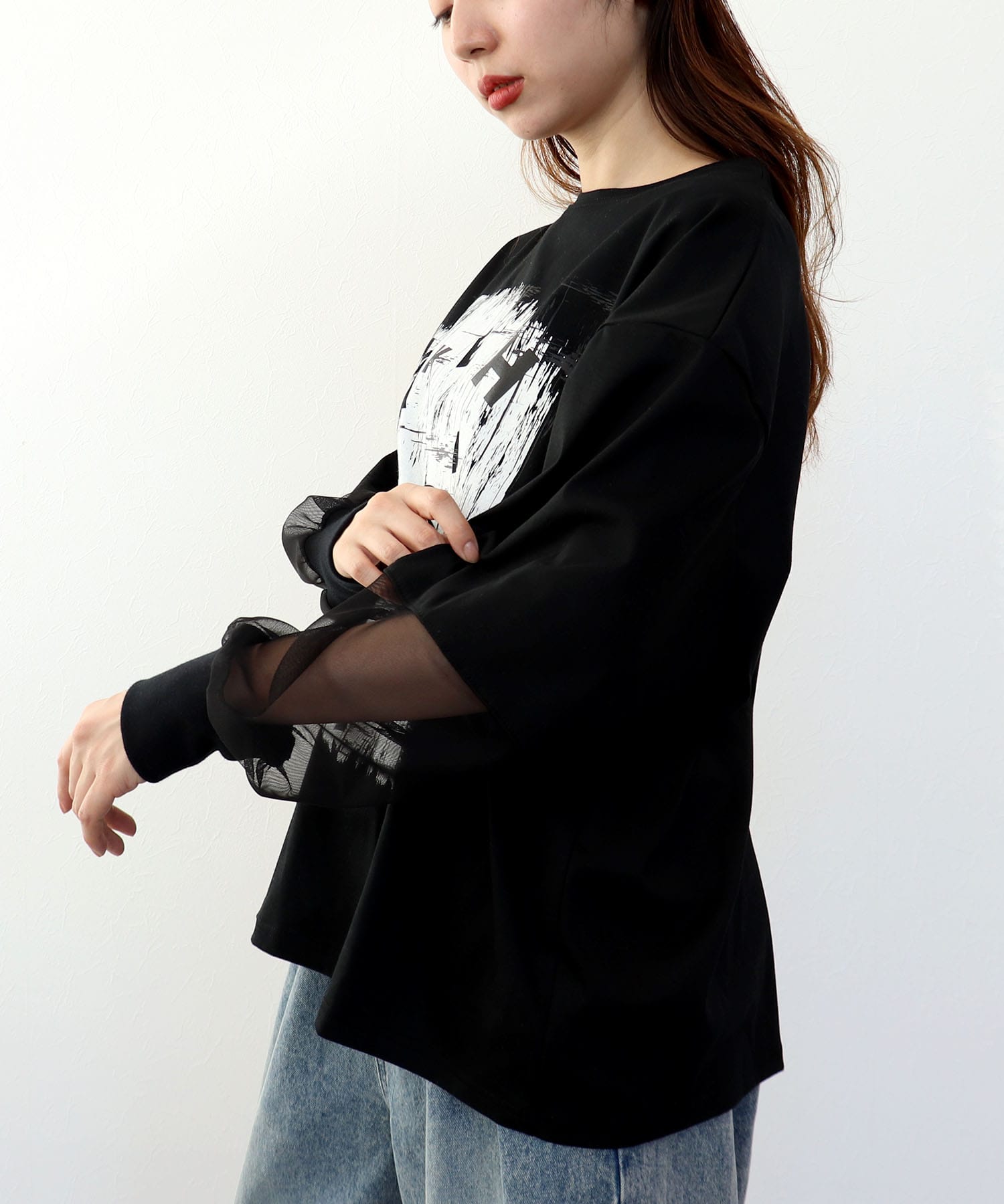 【RISLEY】ビッグロゴロングＴシャツ