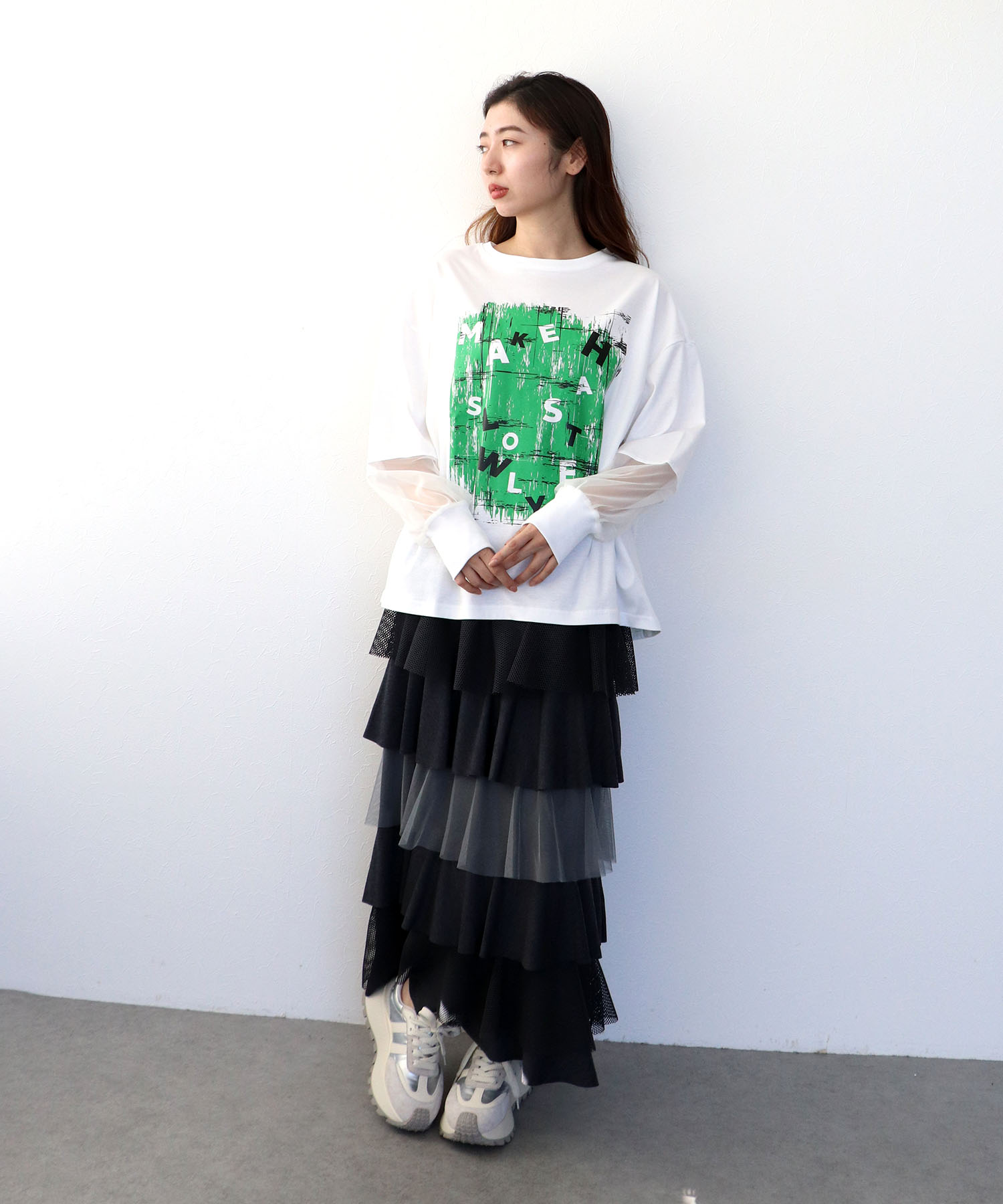 【RISLEY】ビッグロゴロングＴシャツ