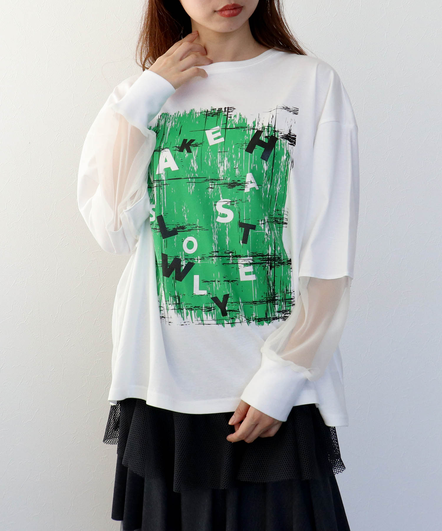 【RISLEY】ビッグロゴロングＴシャツ