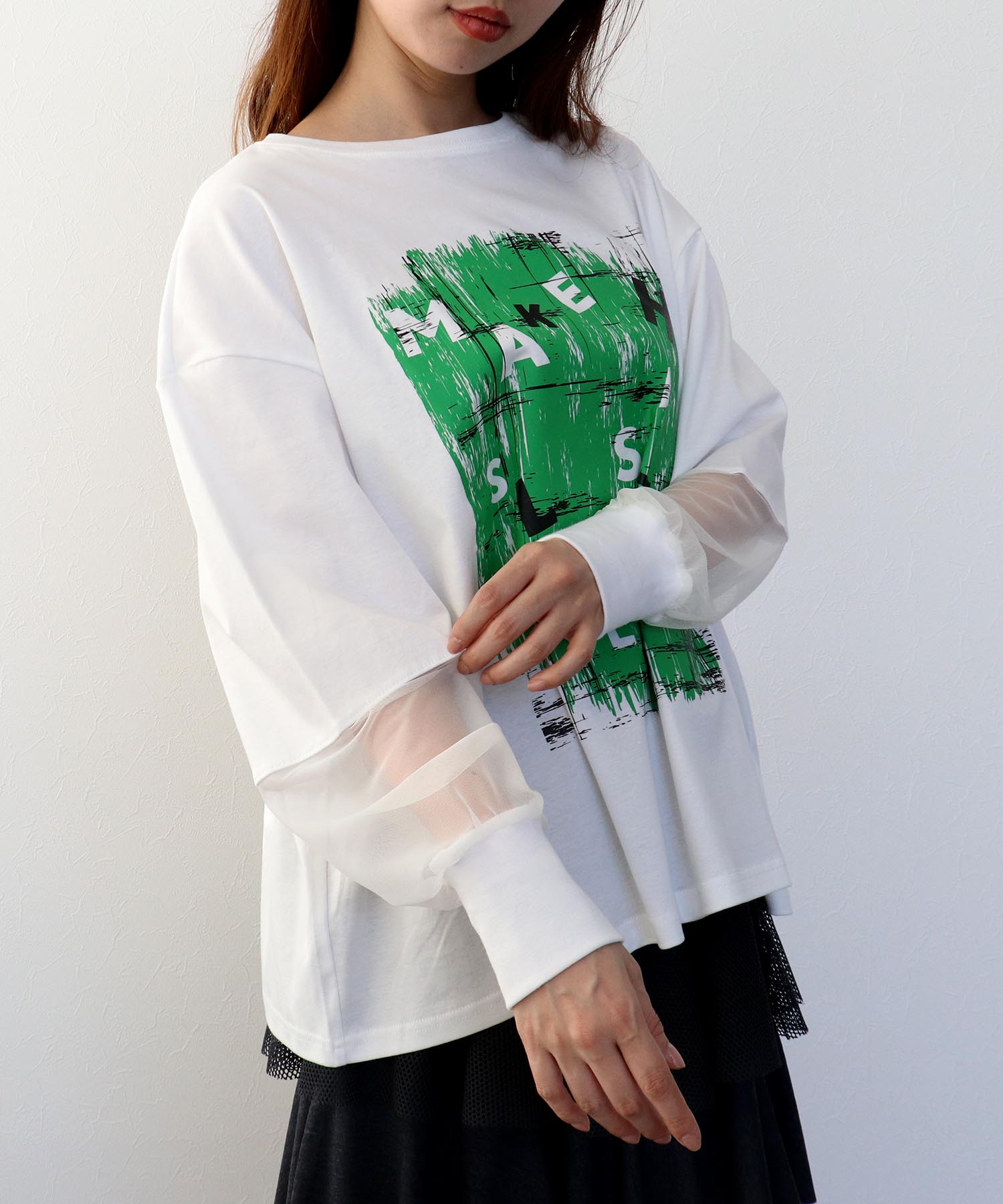 【RISLEY】ビッグロゴロングＴシャツ