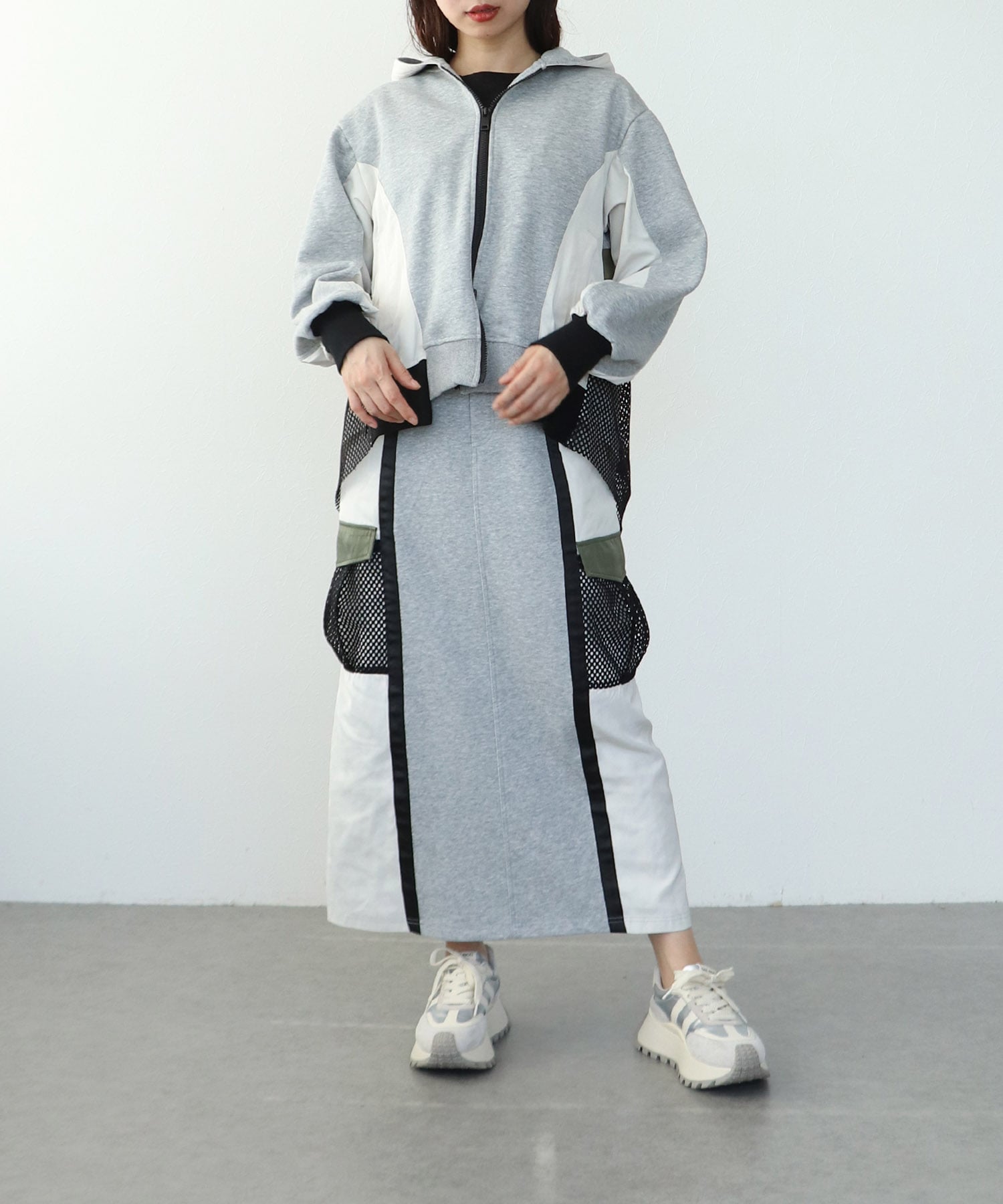 【RISLEY】バックメッシュパーカー