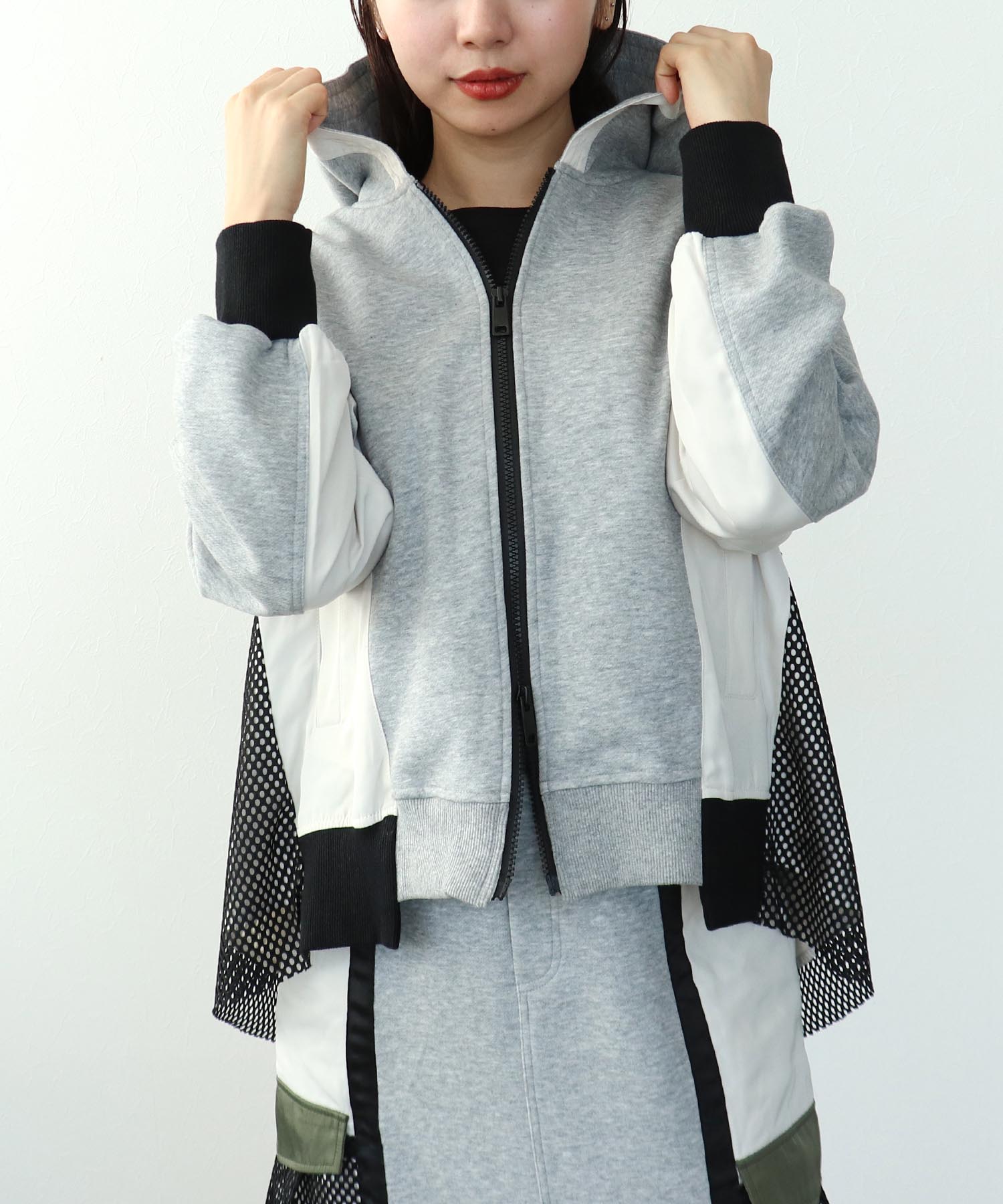 【RISLEY】バックメッシュパーカー